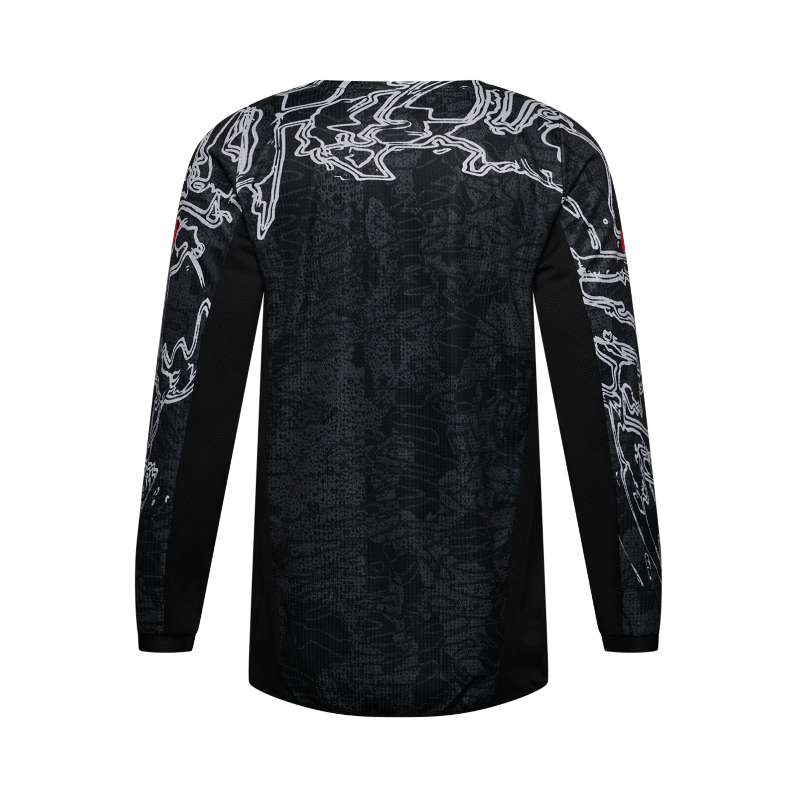 Fox Racing Yth 180 Abyss Jersey in SCHWARZ