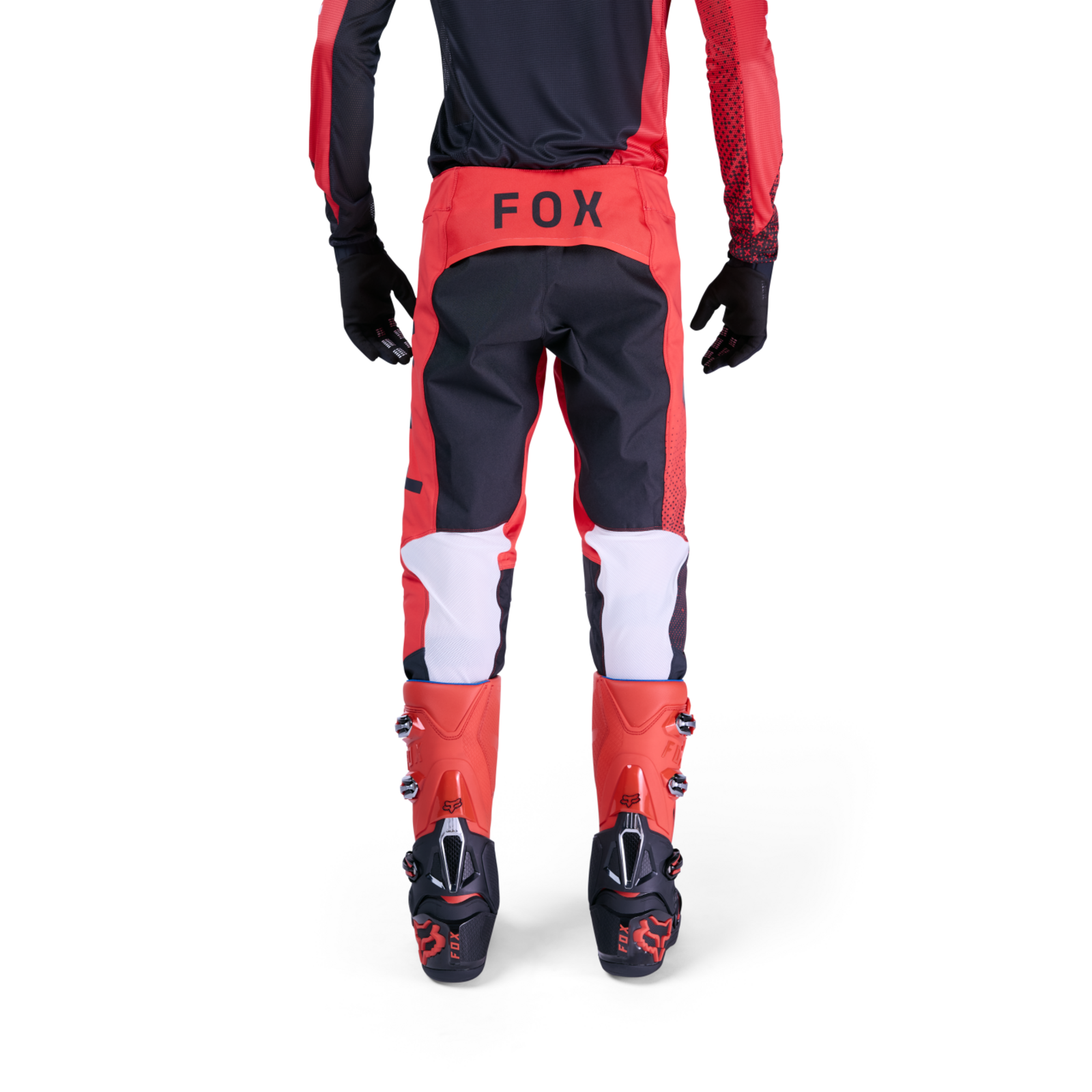 Fox Racing Flexair Fracture Motocrosshose in ROT