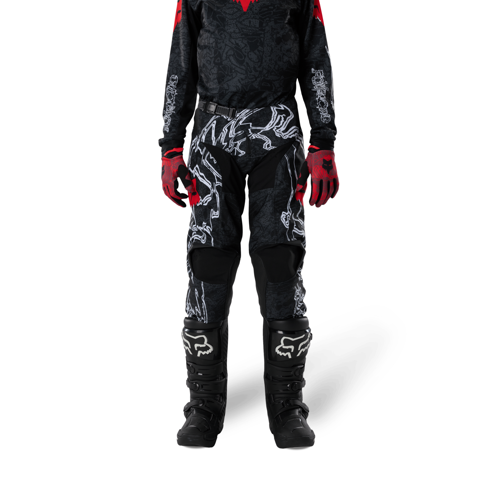 Fox Racing Yth 180 Abyss Pant in SCHWARZ