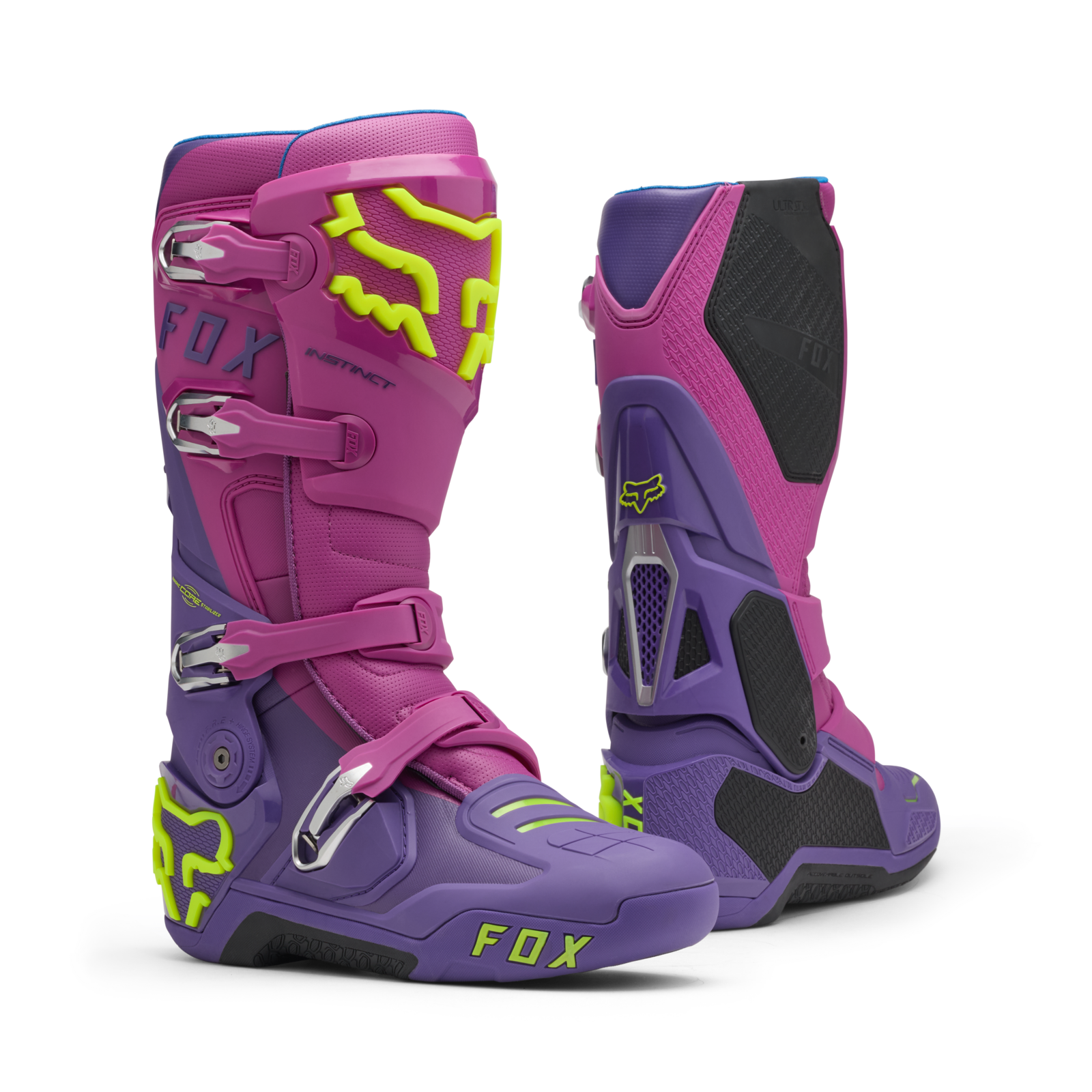 Fox Racing Instinct Motocrossstiefel in VIOLETT