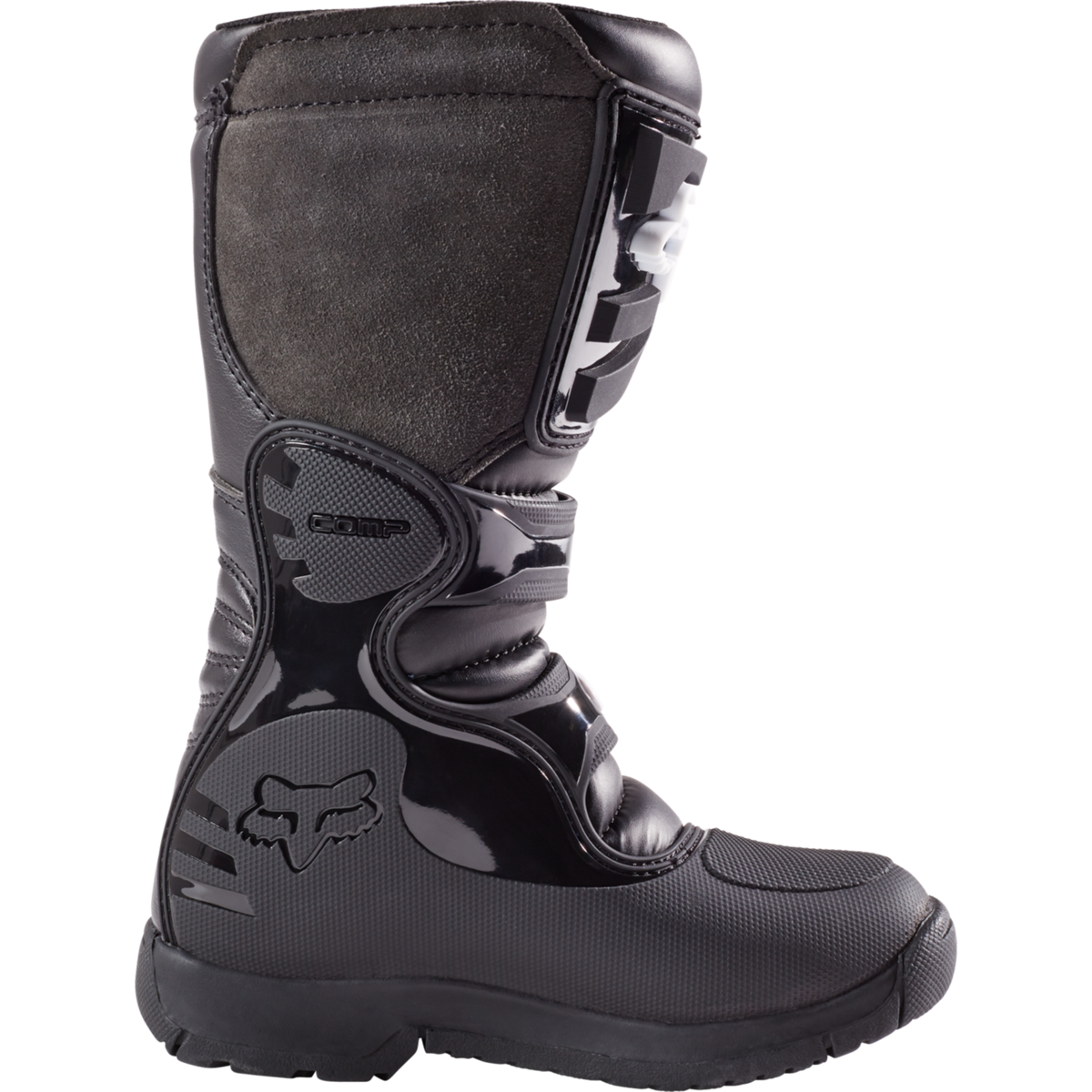 Fox Racing Yth Comp 3Y Motocrossstiefel in SCHWARZ