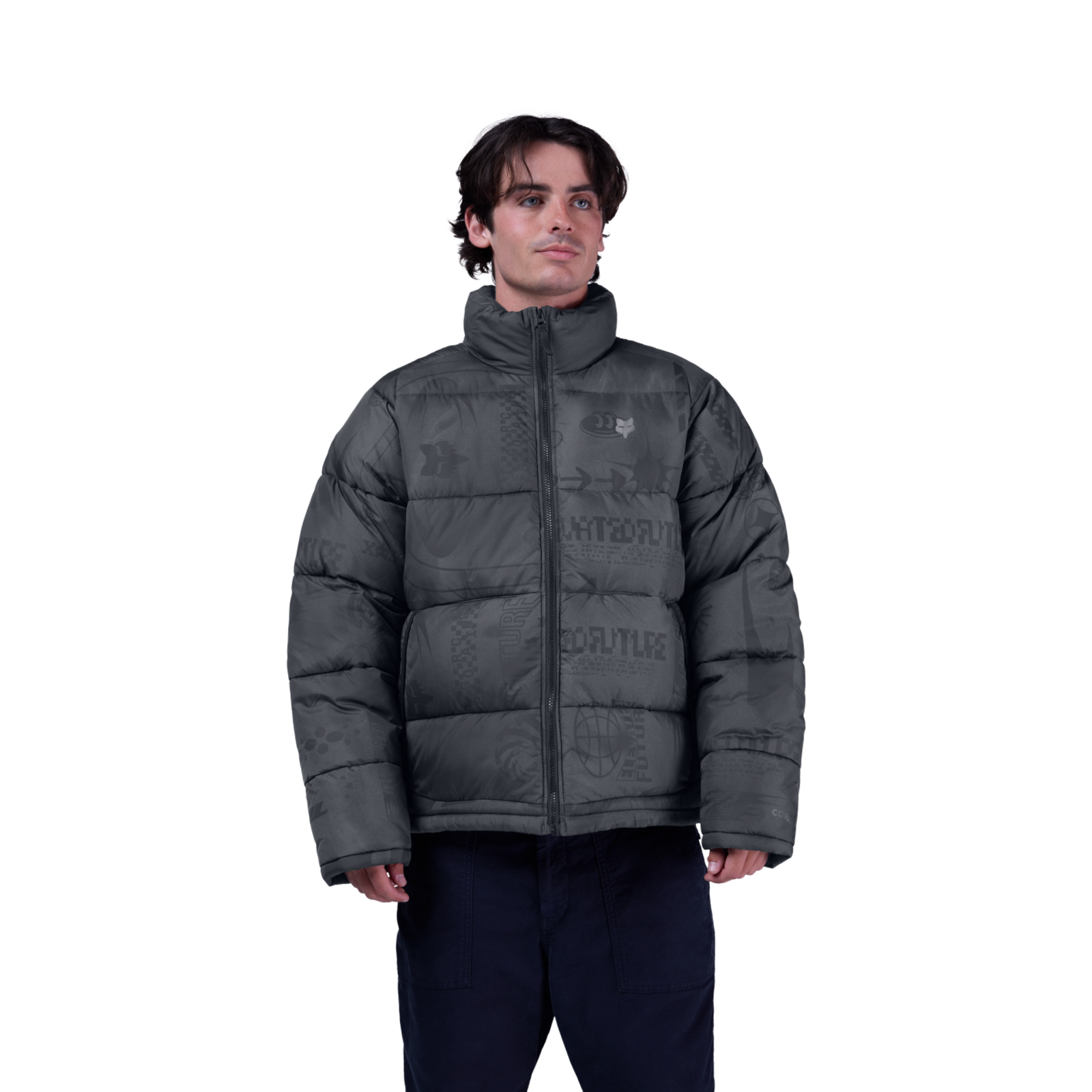 Fox Racing Ridgeway Printed Hi-Loft Jacket in GRAU