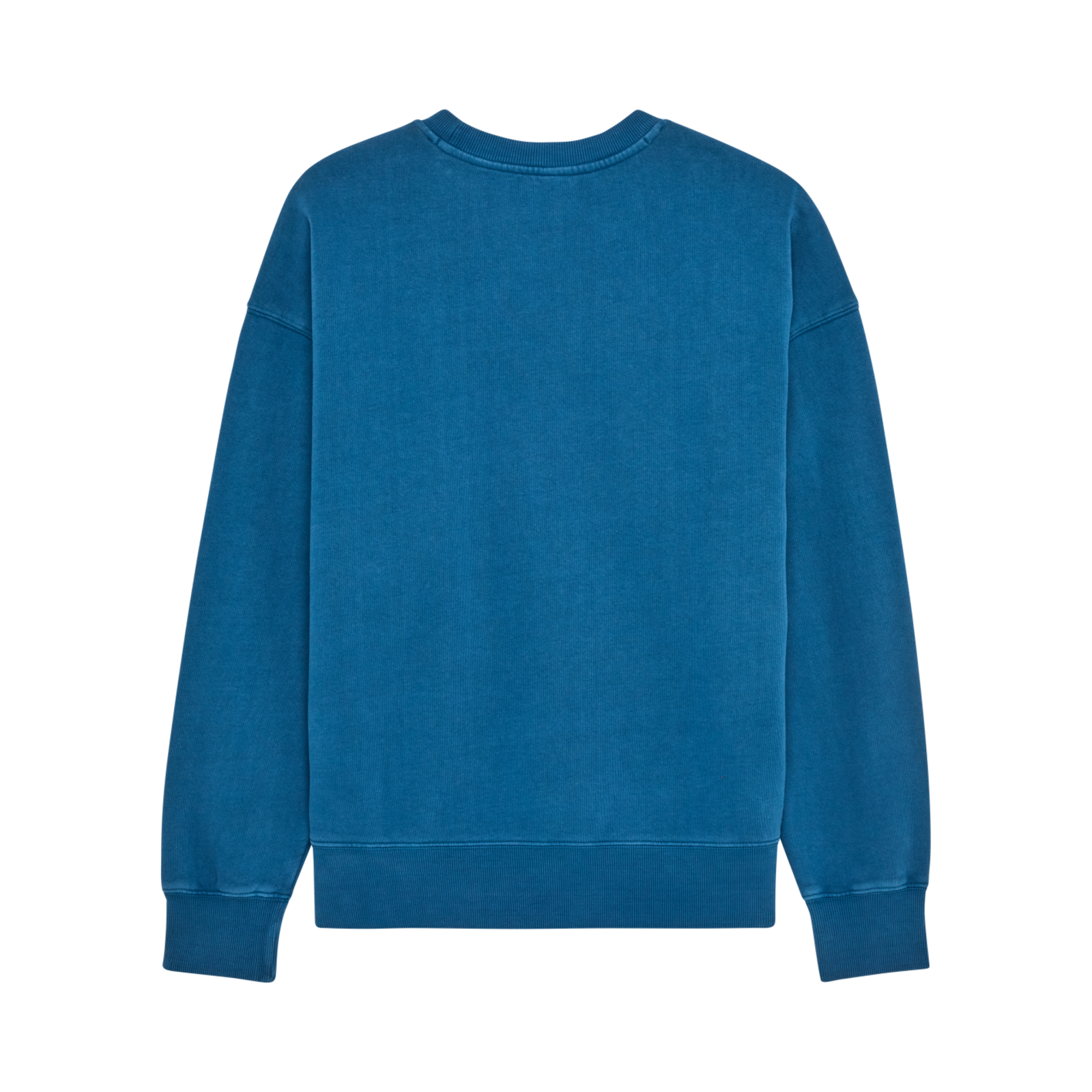 Fox Racing Wordmark Oversized Fleece Crew in BLAU