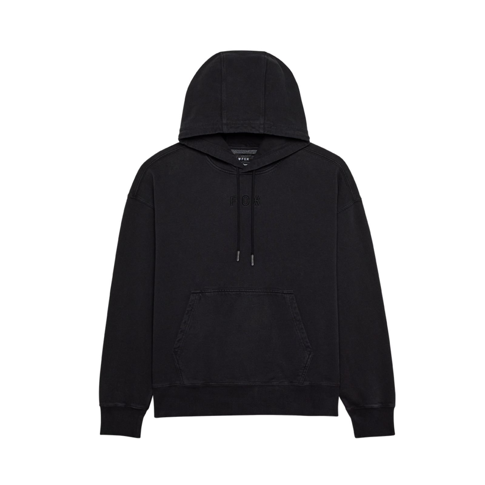 Fox Racing Wordmark Oversized Fleece in SCHWARZ