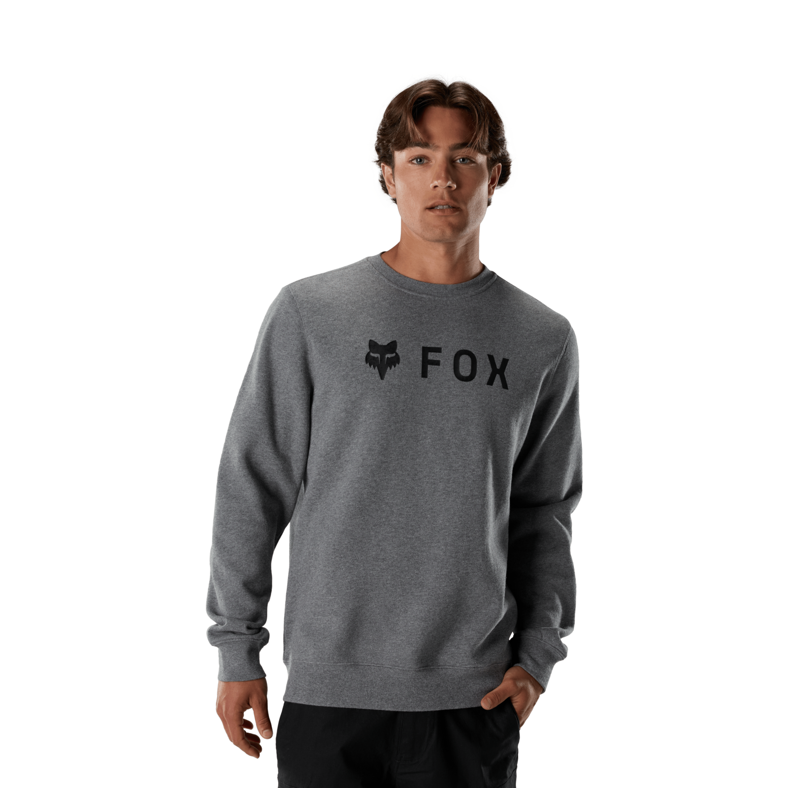 Fox Racing Absolute Fleece Crew in GRAU