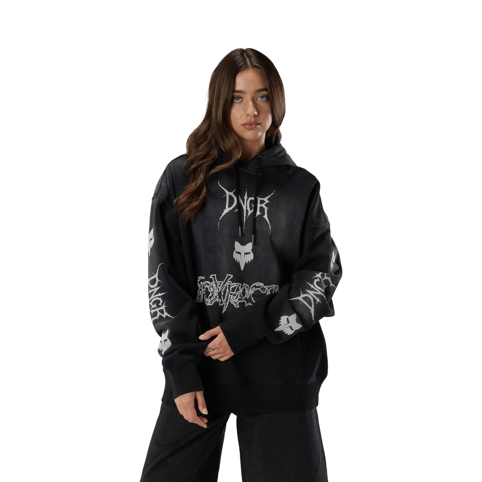 Fox Racing Dngr Heavyweight Fleece Po in SCHWARZ