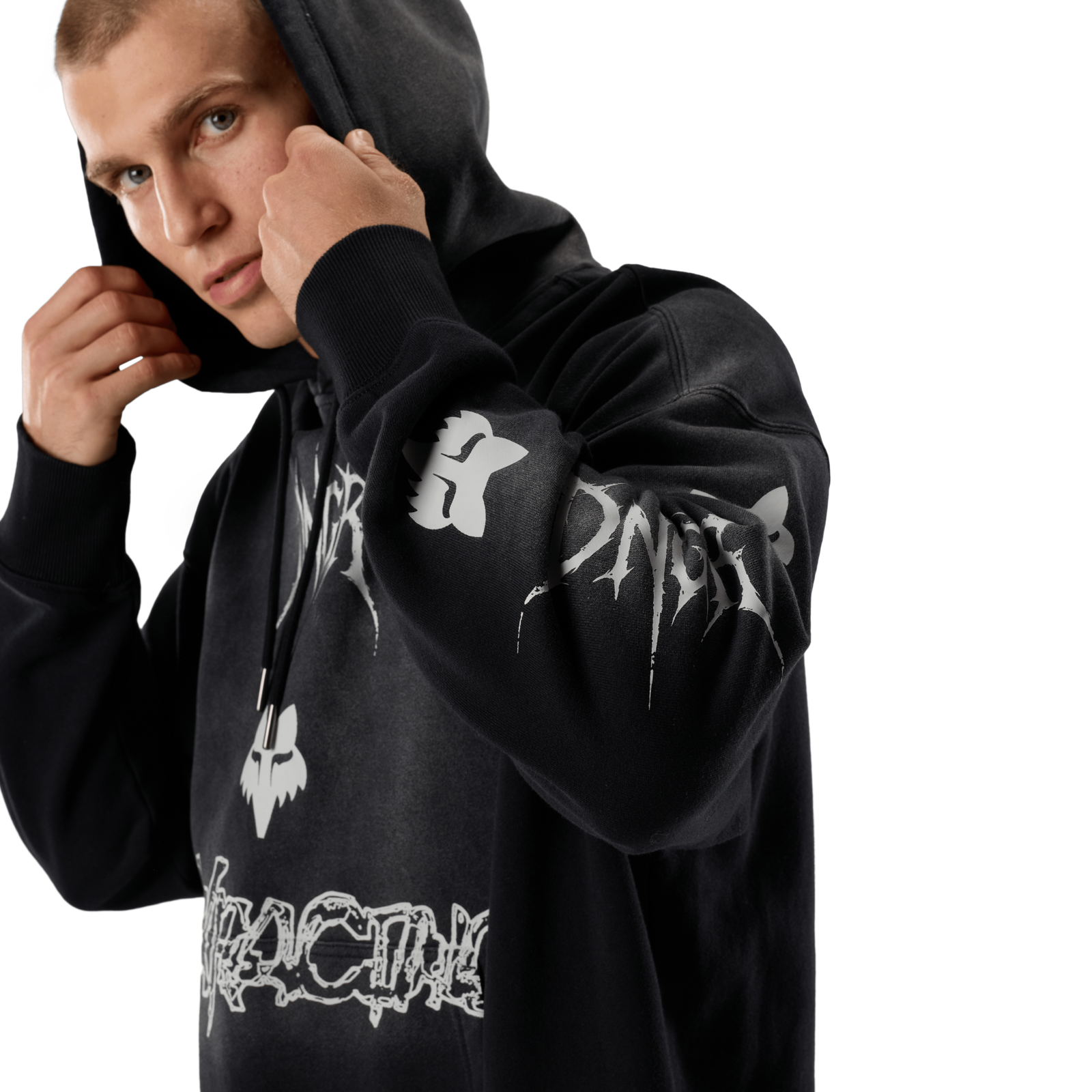 Fox Racing Dngr Heavyweight Fleece Po in SCHWARZ