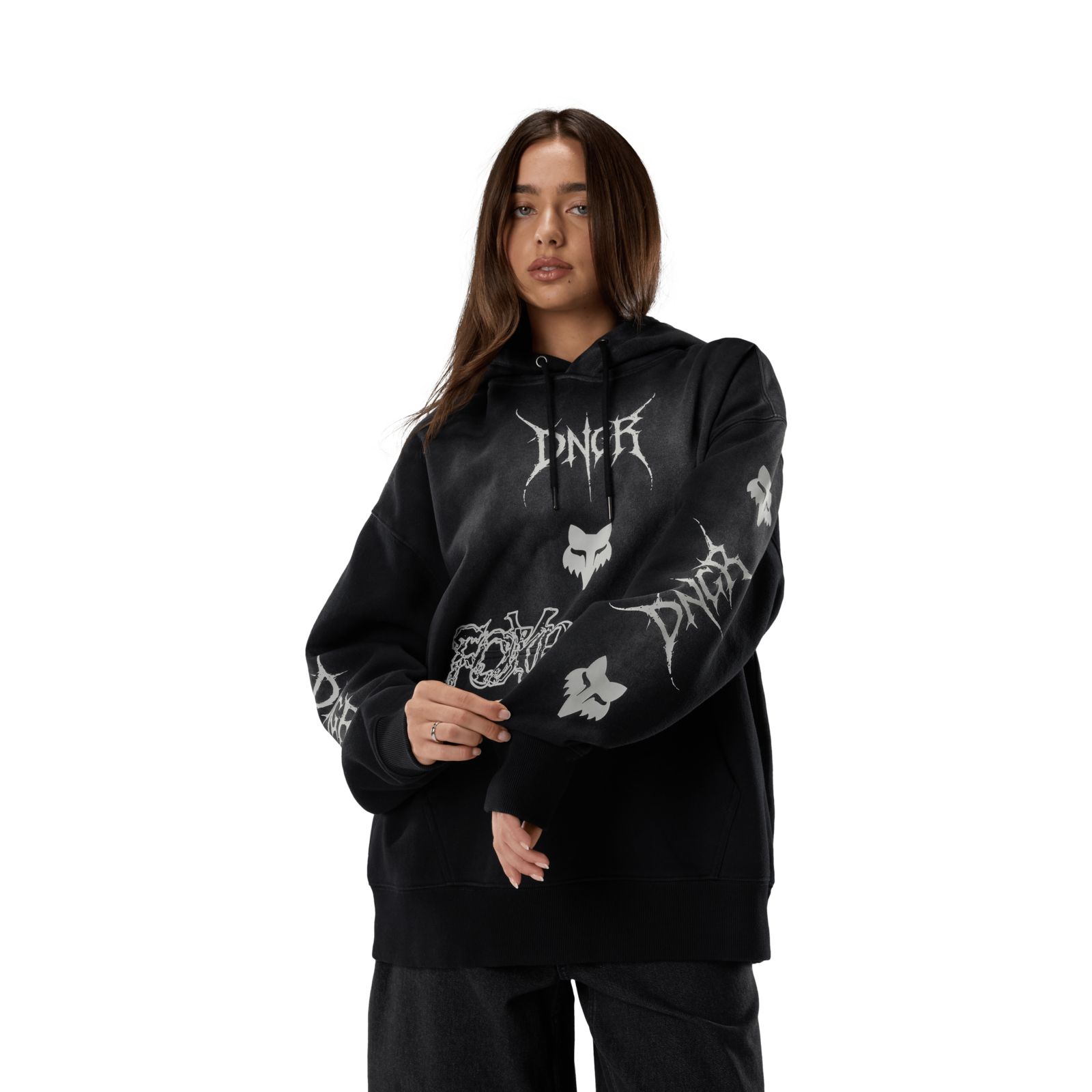 Fox Racing Dngr Heavyweight Fleece Po in SCHWARZ