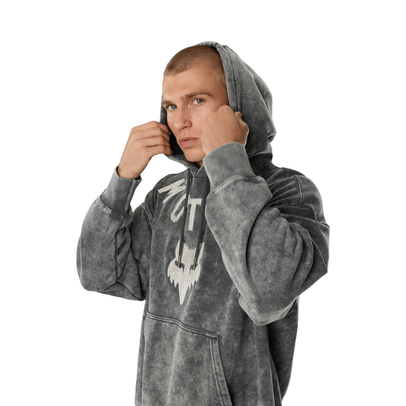 Fox Racing Moto-X Heavyweight Flc Po in GRAU