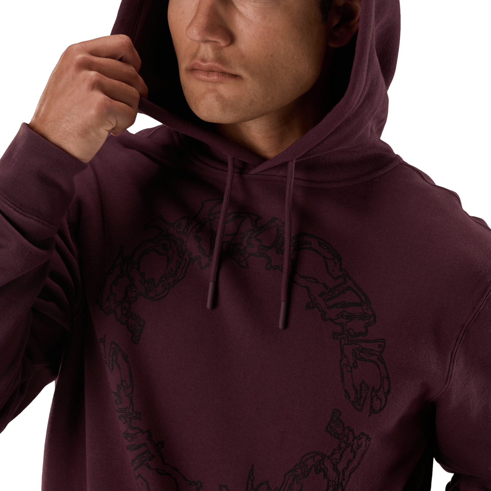 Fox Racing Slowburn Fleece Po in BRAUN