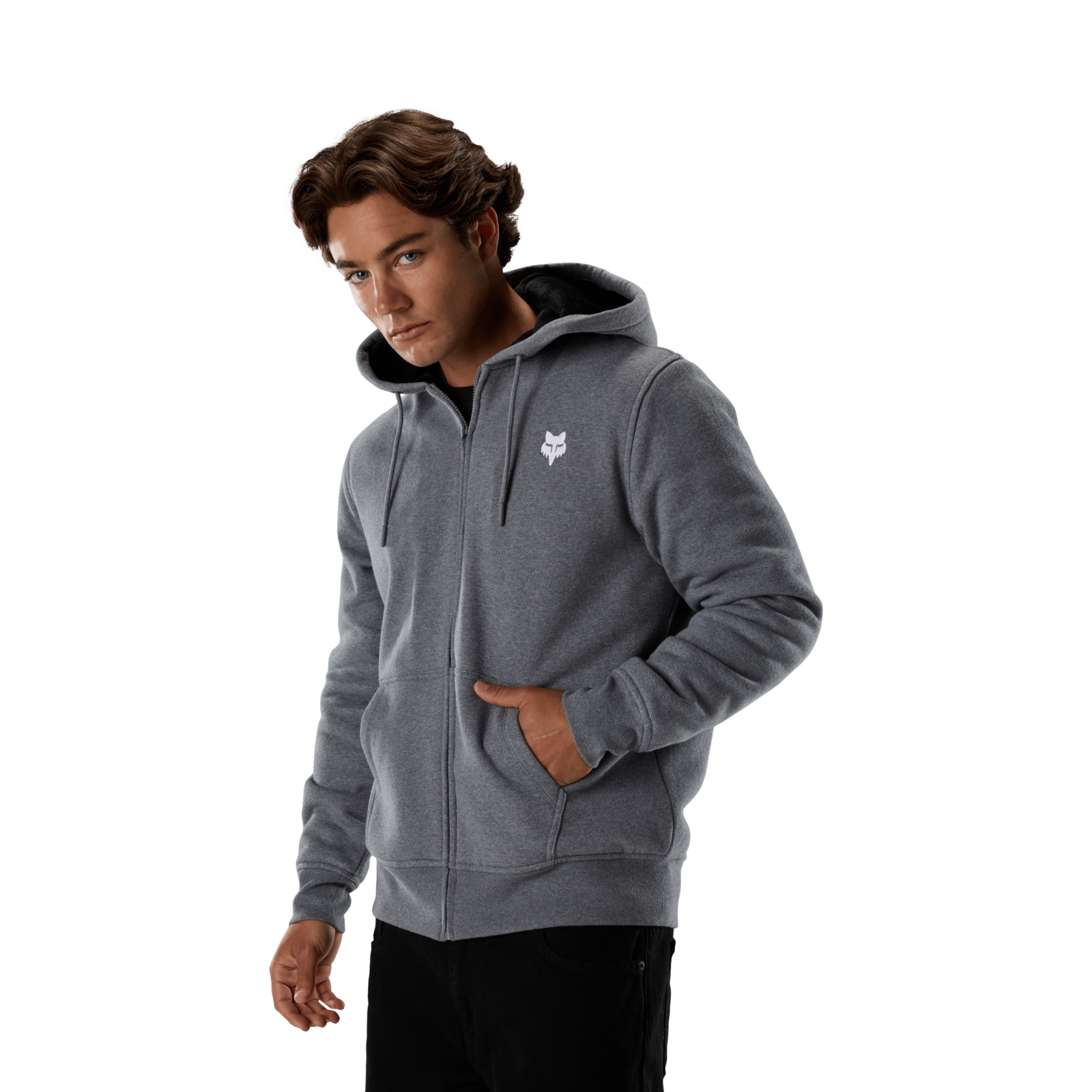 Fox Racing Fox Head Sasquatch Flc Zip in GRAU
