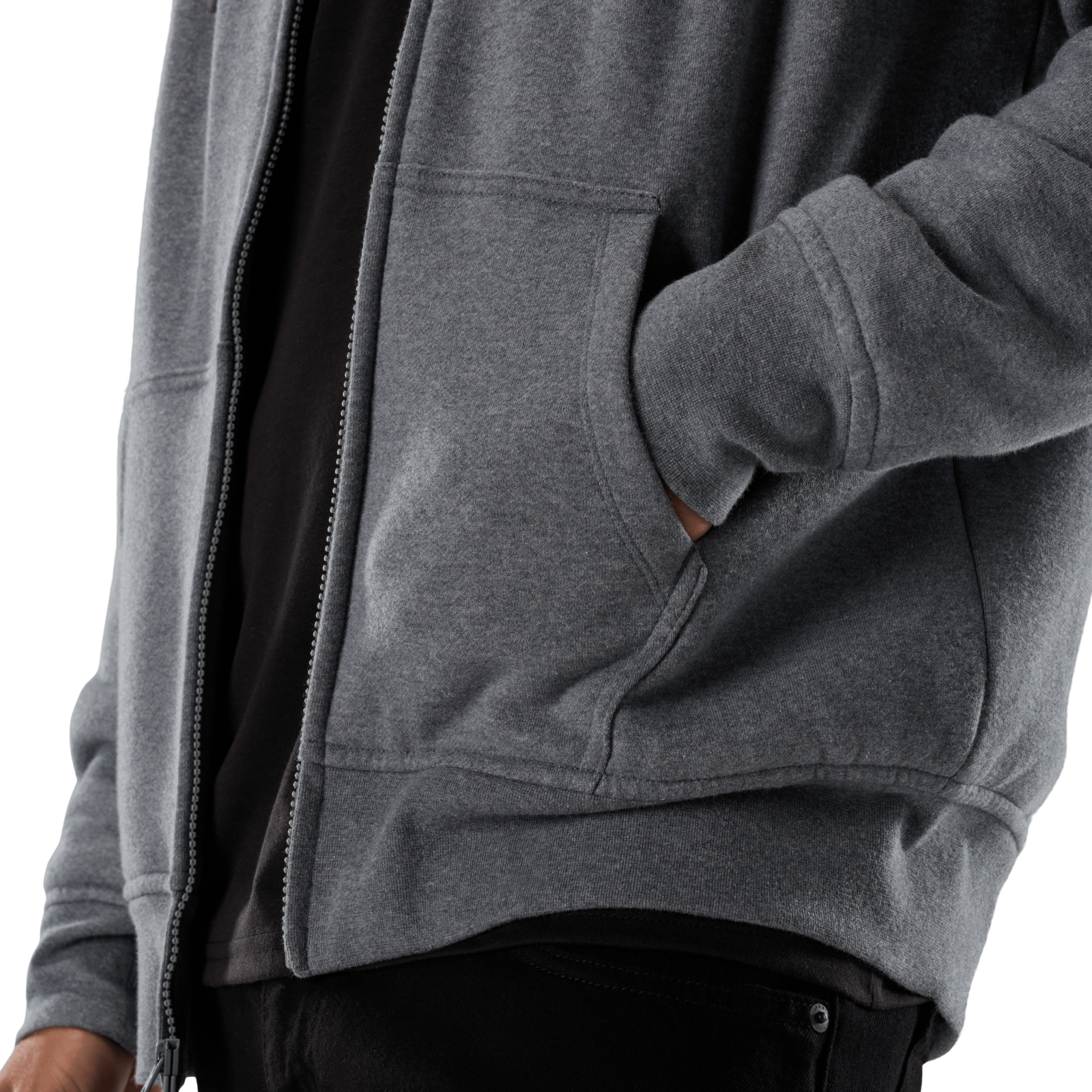 Fox Racing Fox Head Sasquatch Flc Zip in GRAU