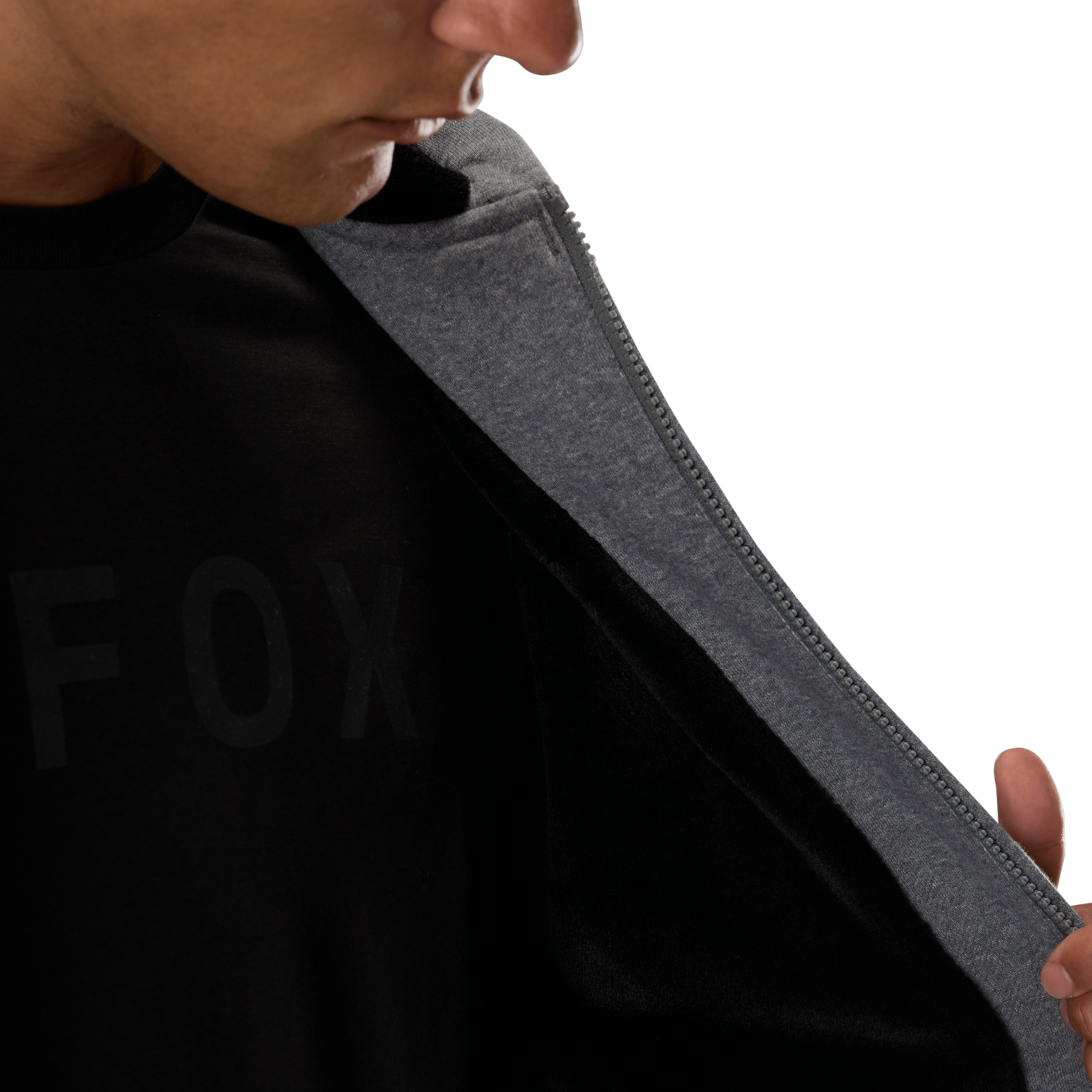 Fox Racing Fox Head Sasquatch Flc Zip in GRAU