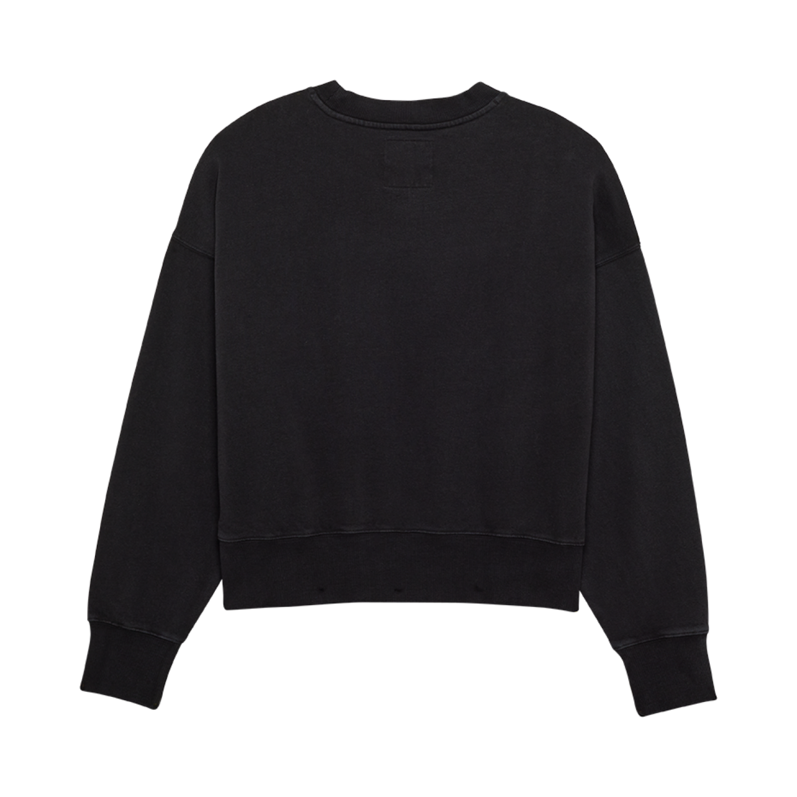 Fox Racing W Wordmark Ov Fleece Crew in SCHWARZ