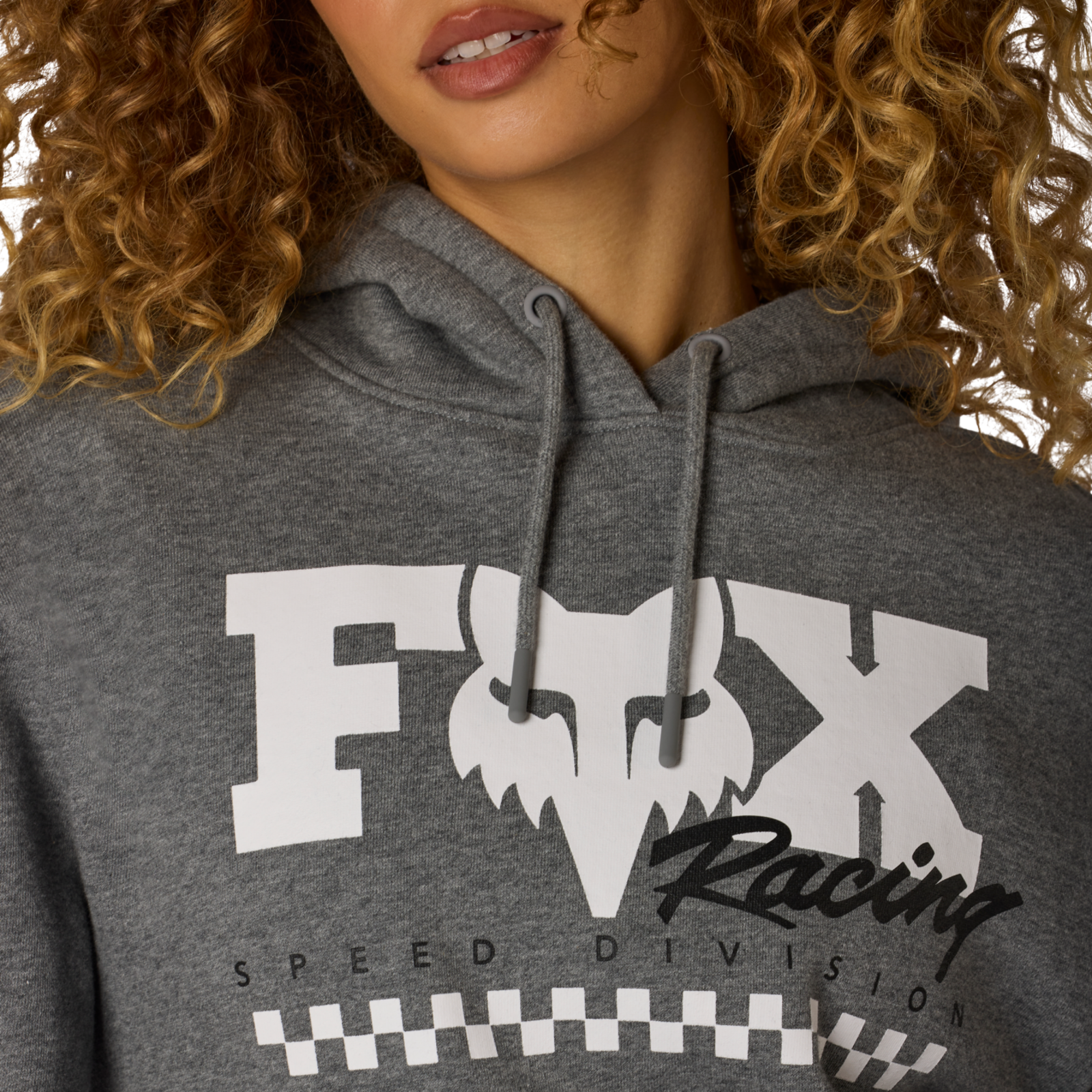 Fox Racing W Checker Flc Po in GRAU