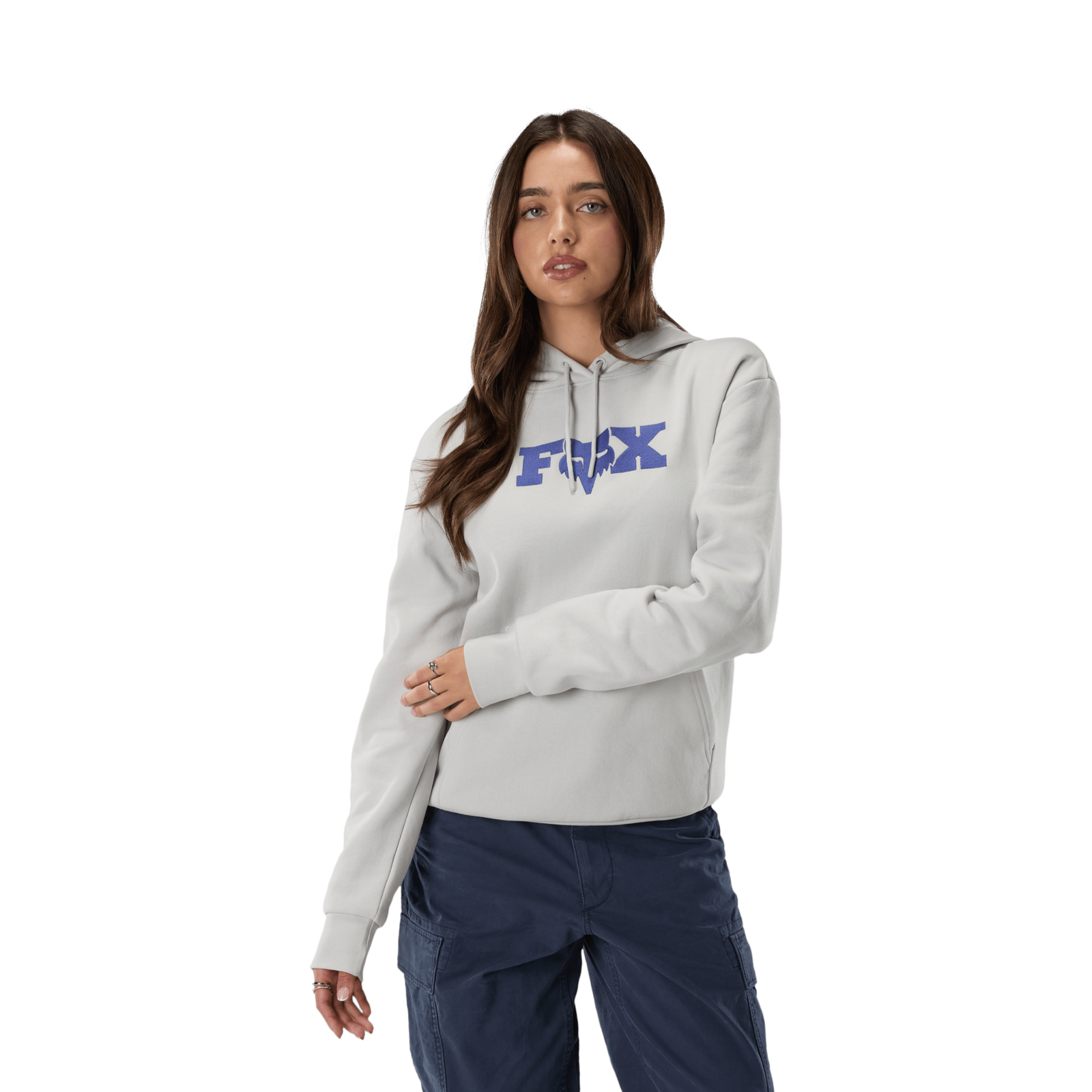 Fox Racing W F Head X Fleece Po in GRAU