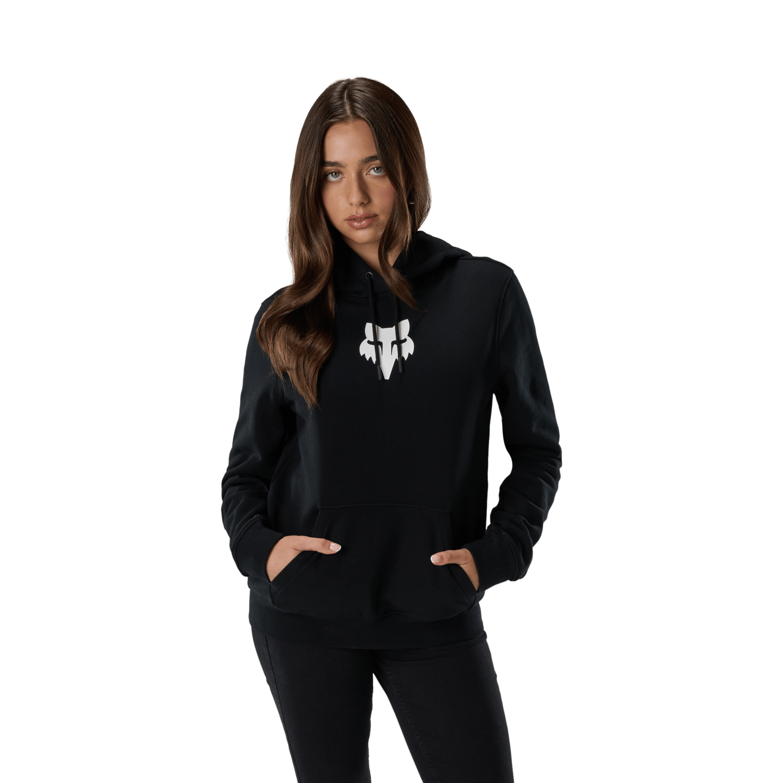 Fox Racing W Fox Head Fleece Po in SCHWARZ