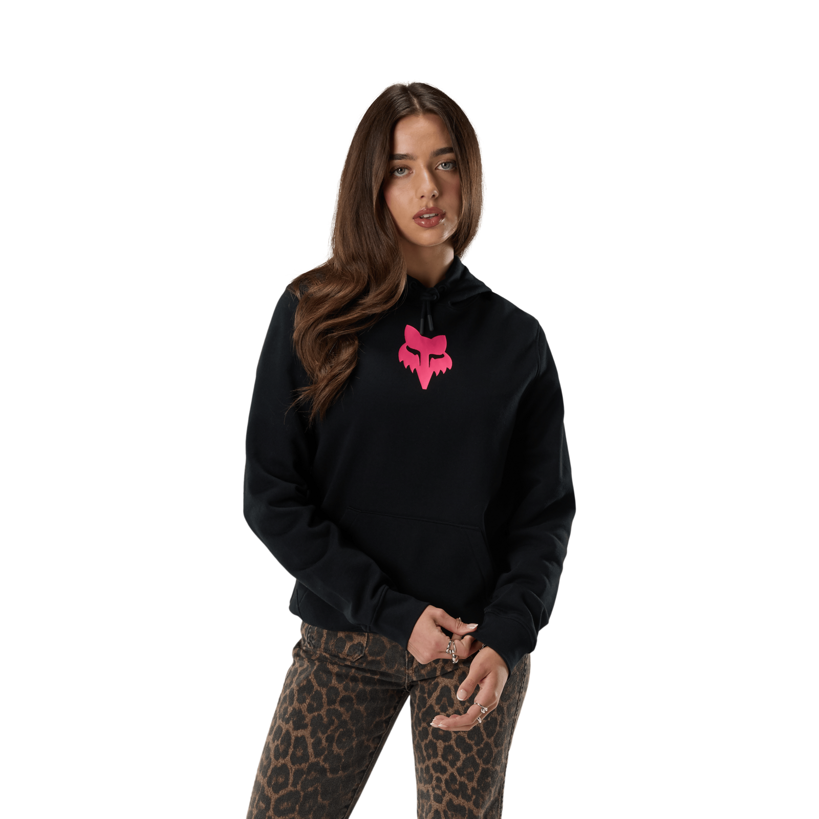 Fox Racing W Fox Head Fleece Po in SCHWARZ