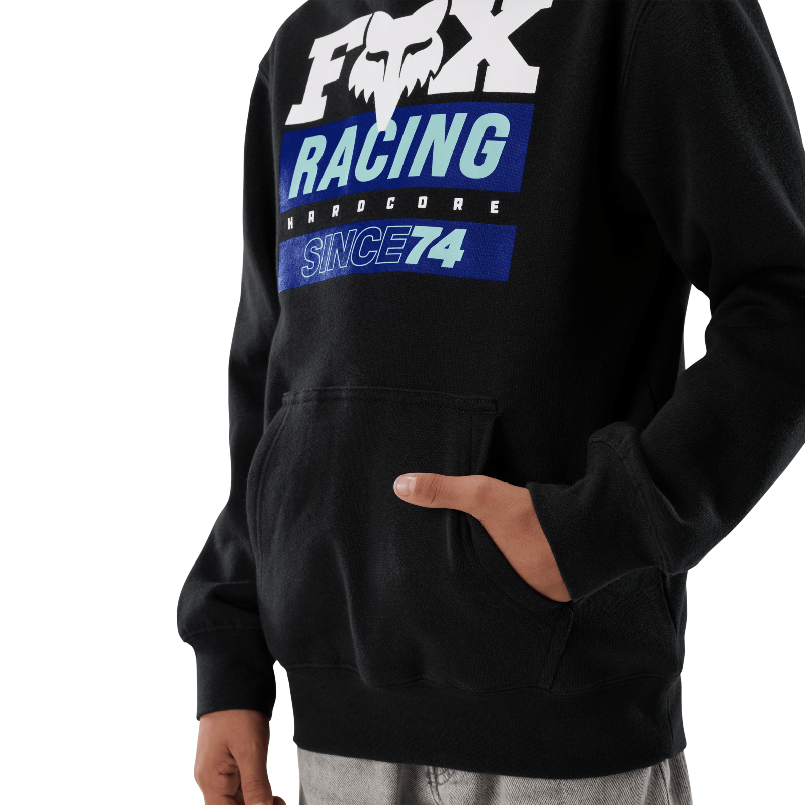Fox Racing Yth Since 74 Fleece Po in SCHWARZ