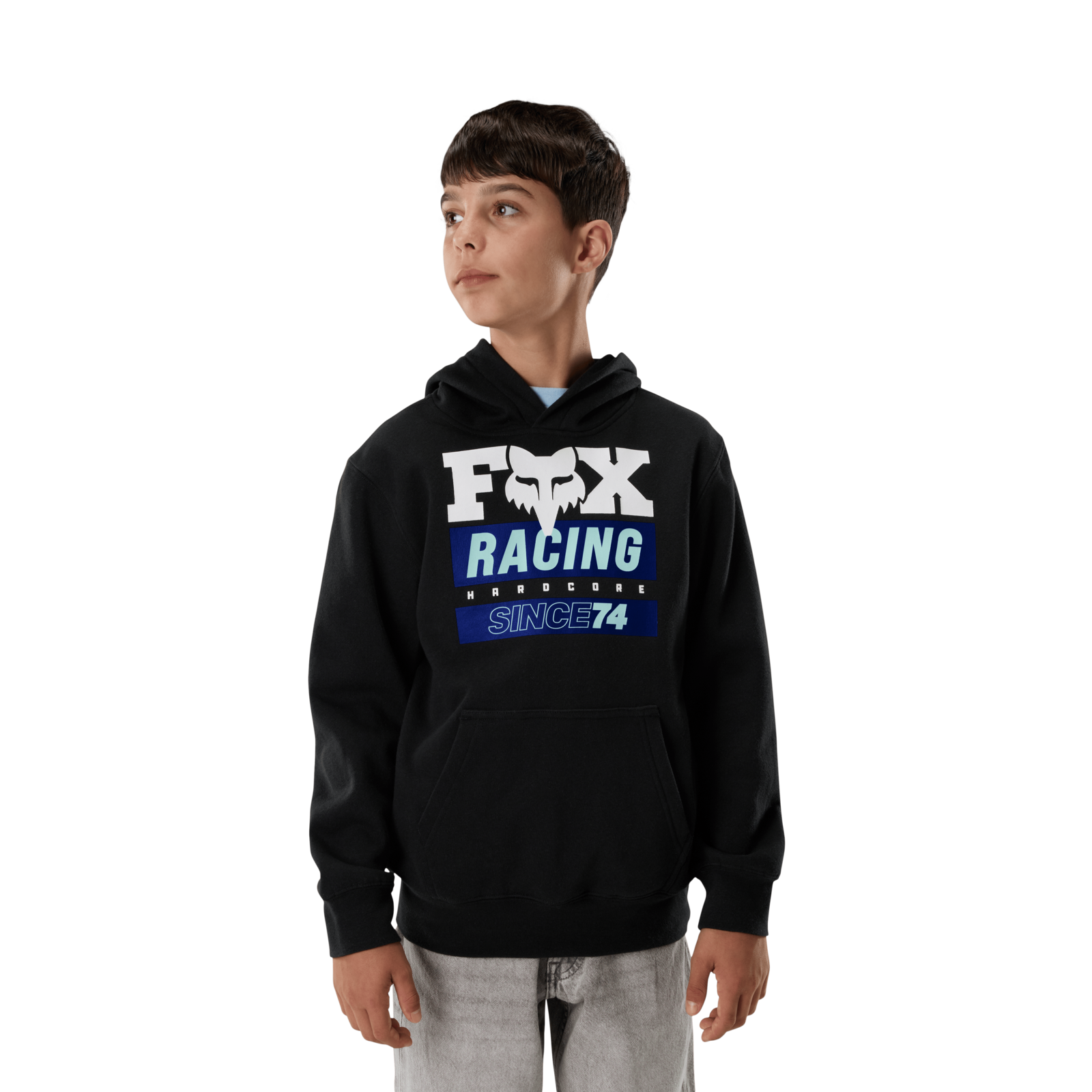 Fox Racing Yth Since 74 Fleece Po in SCHWARZ
