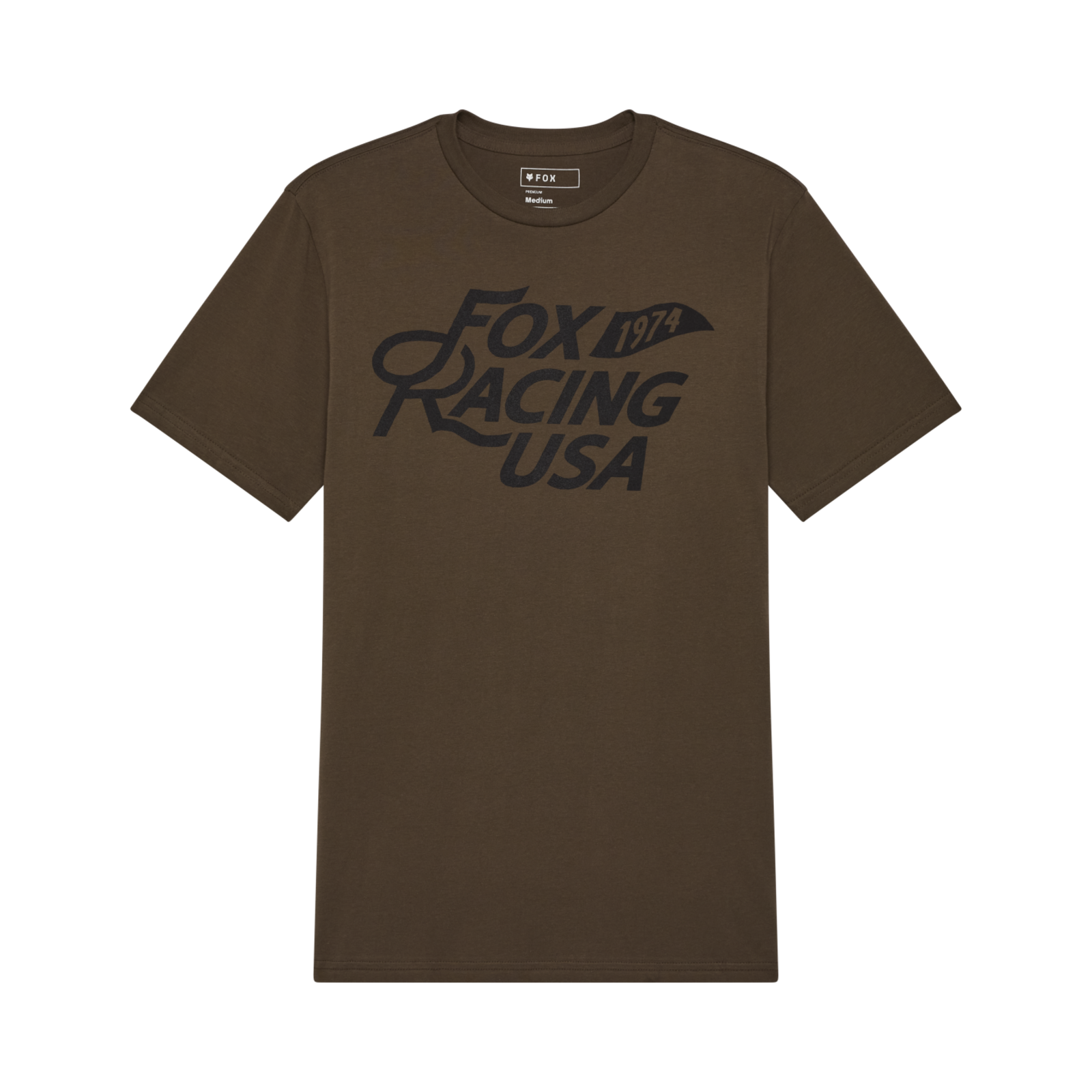 Fox Racing Fox Flag SS Prem Tee in BRAUN