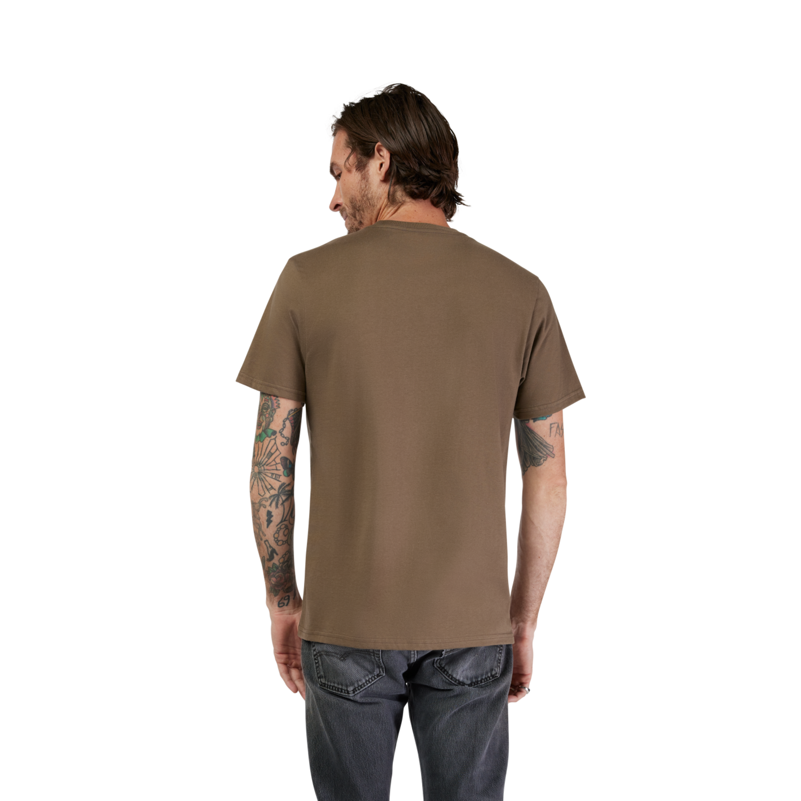 Fox Racing Fox Flag SS Prem Tee in BRAUN