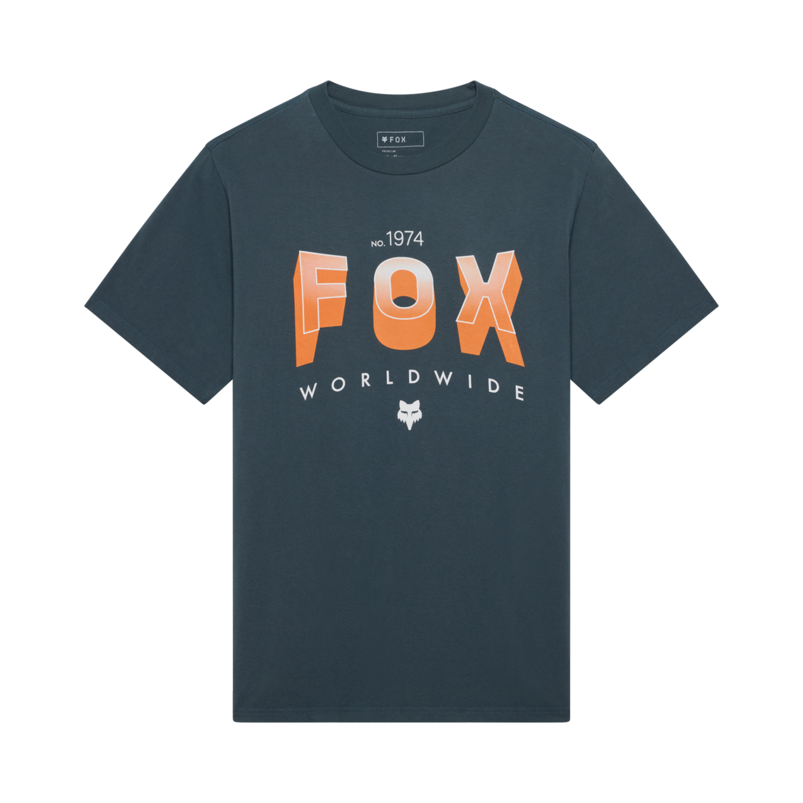 Fox Racing Block 195 Orig Ss Tee in BLAU