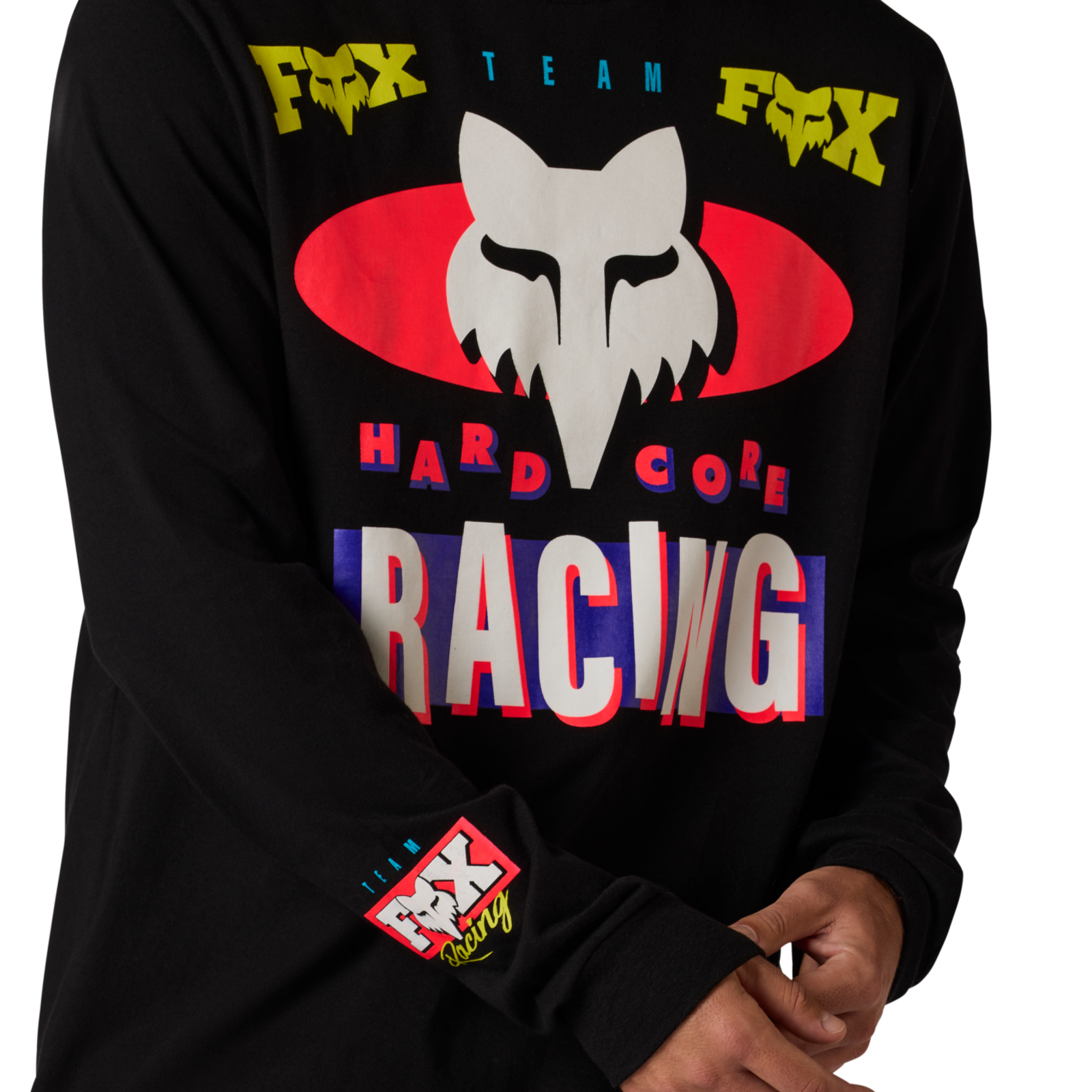 Fox Racing Hardcore 195 Original Ls Tee in SCHWARZ