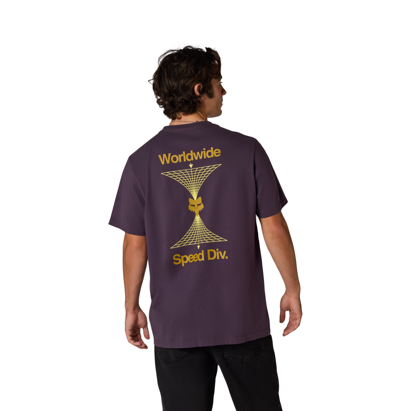 Fox Racing Image Print 195 Original Ss Tee in VIOLETT
