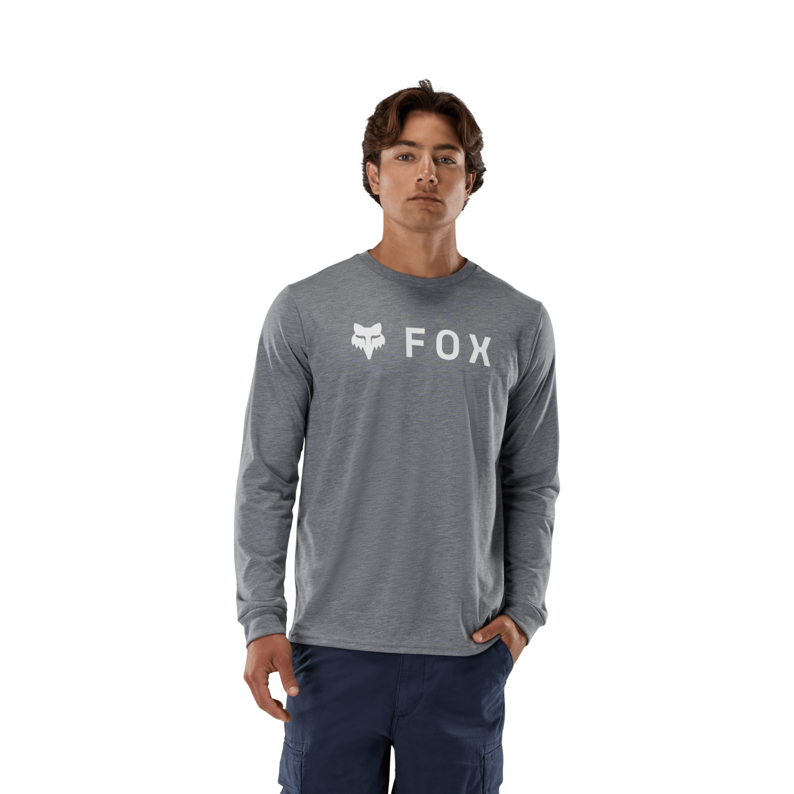 Fox Racing Absolute Original Dri-Release Ls Tee in GRAU
