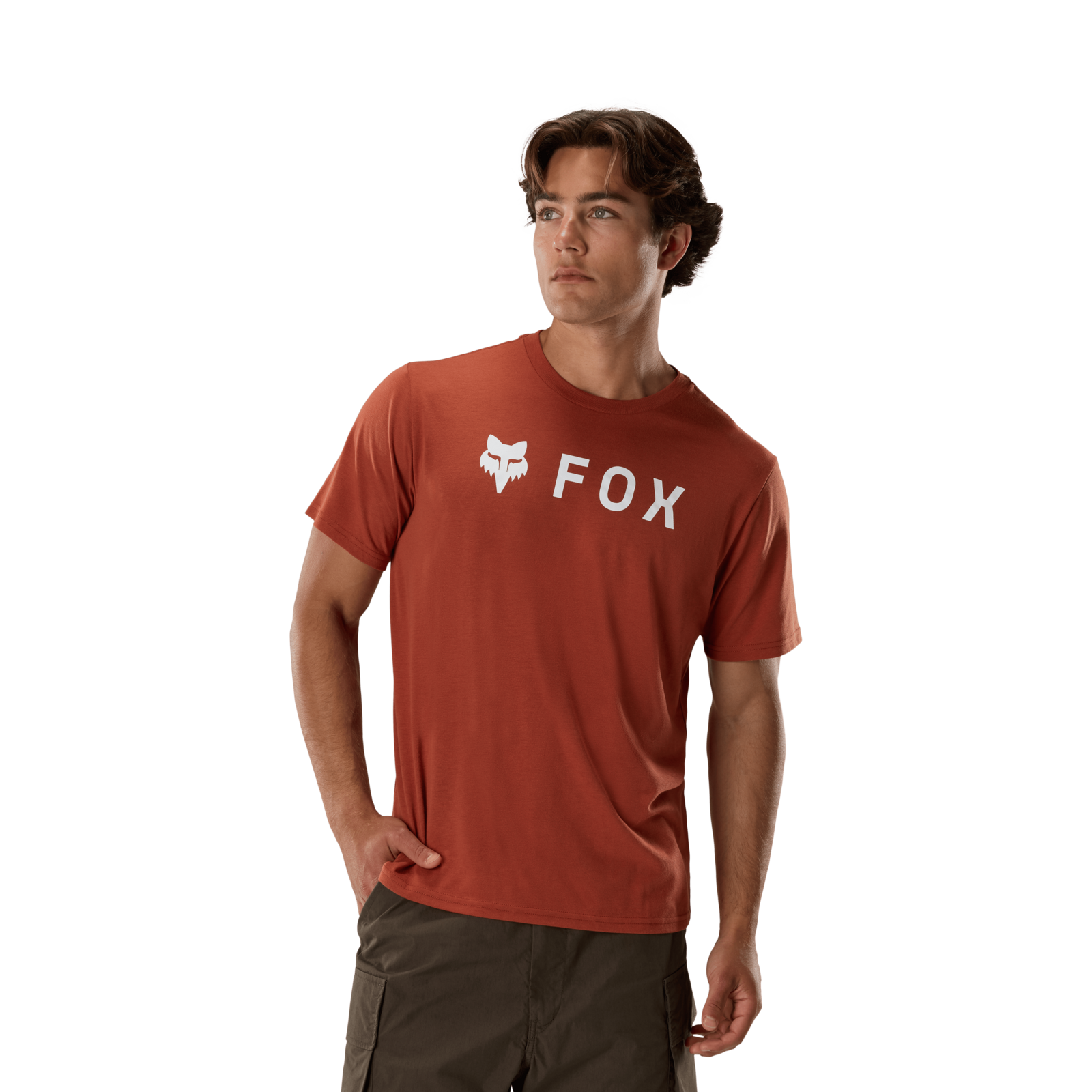 Fox Racing Absolute Original Dri-Release Ss Tee in BRAUN