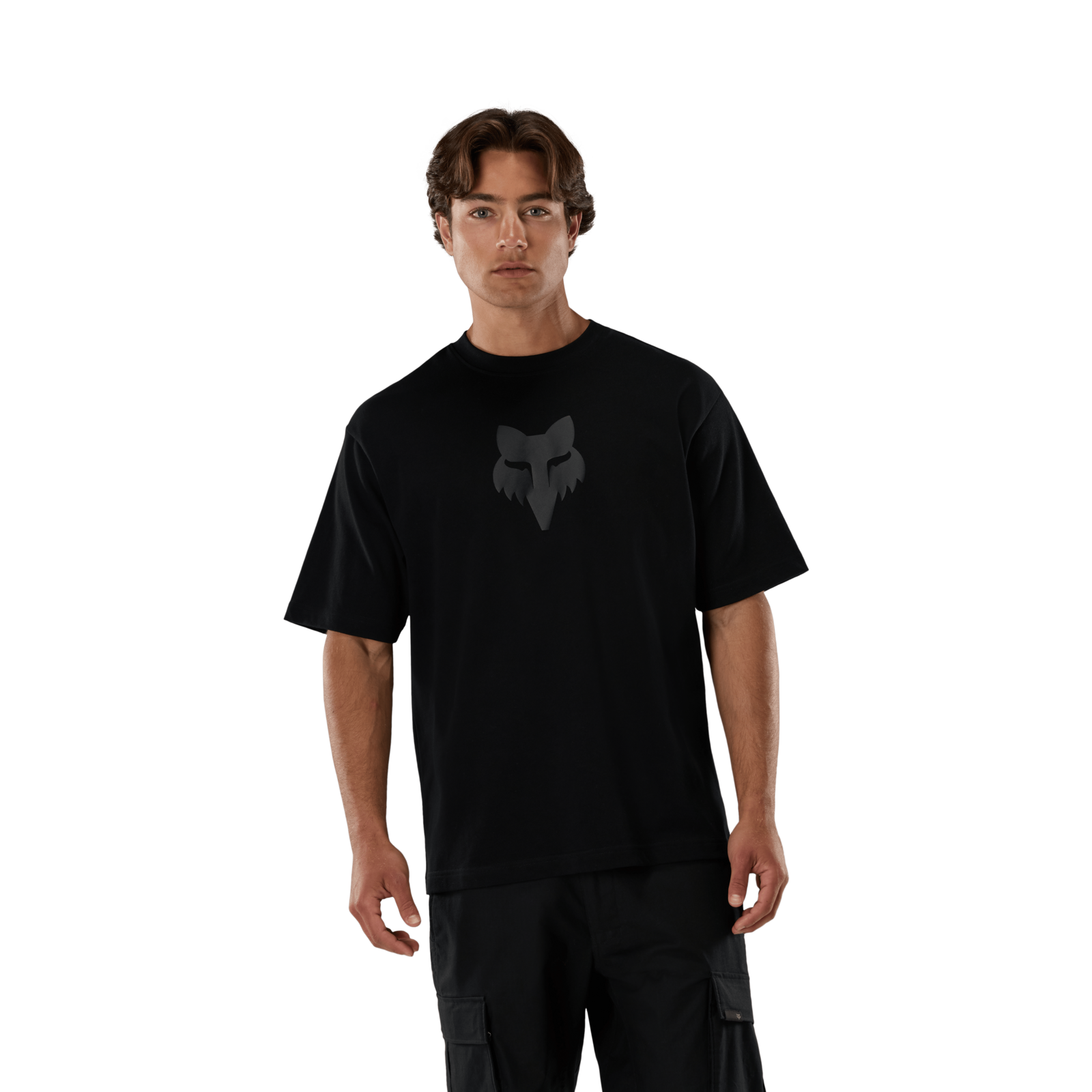 Fox Racing Fox Head Heavyweight Ss Tee in SCHWARZ