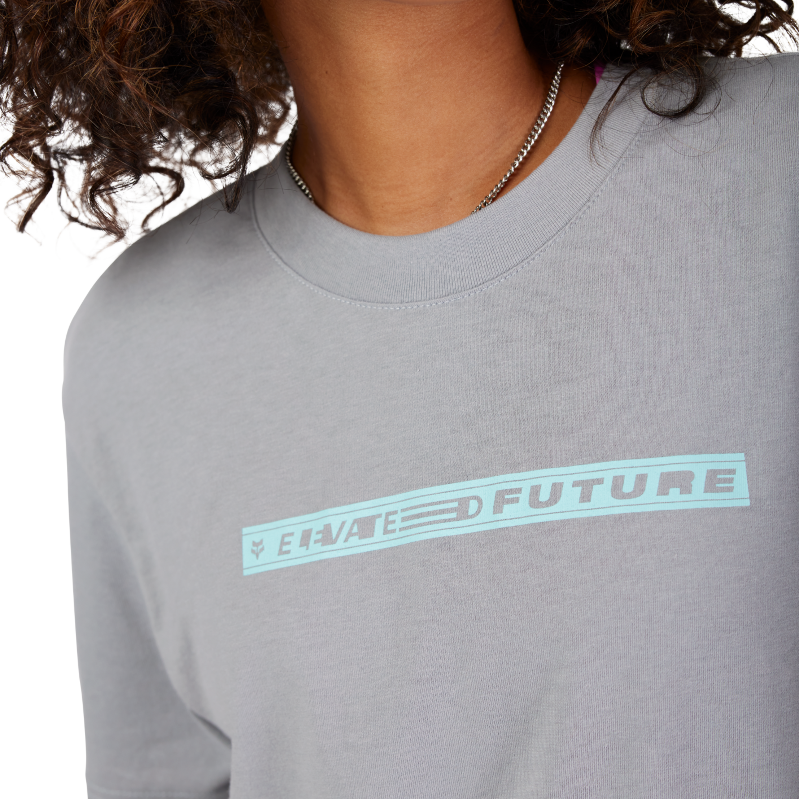 Fox Racing W Elevated SS Tee in GRAU