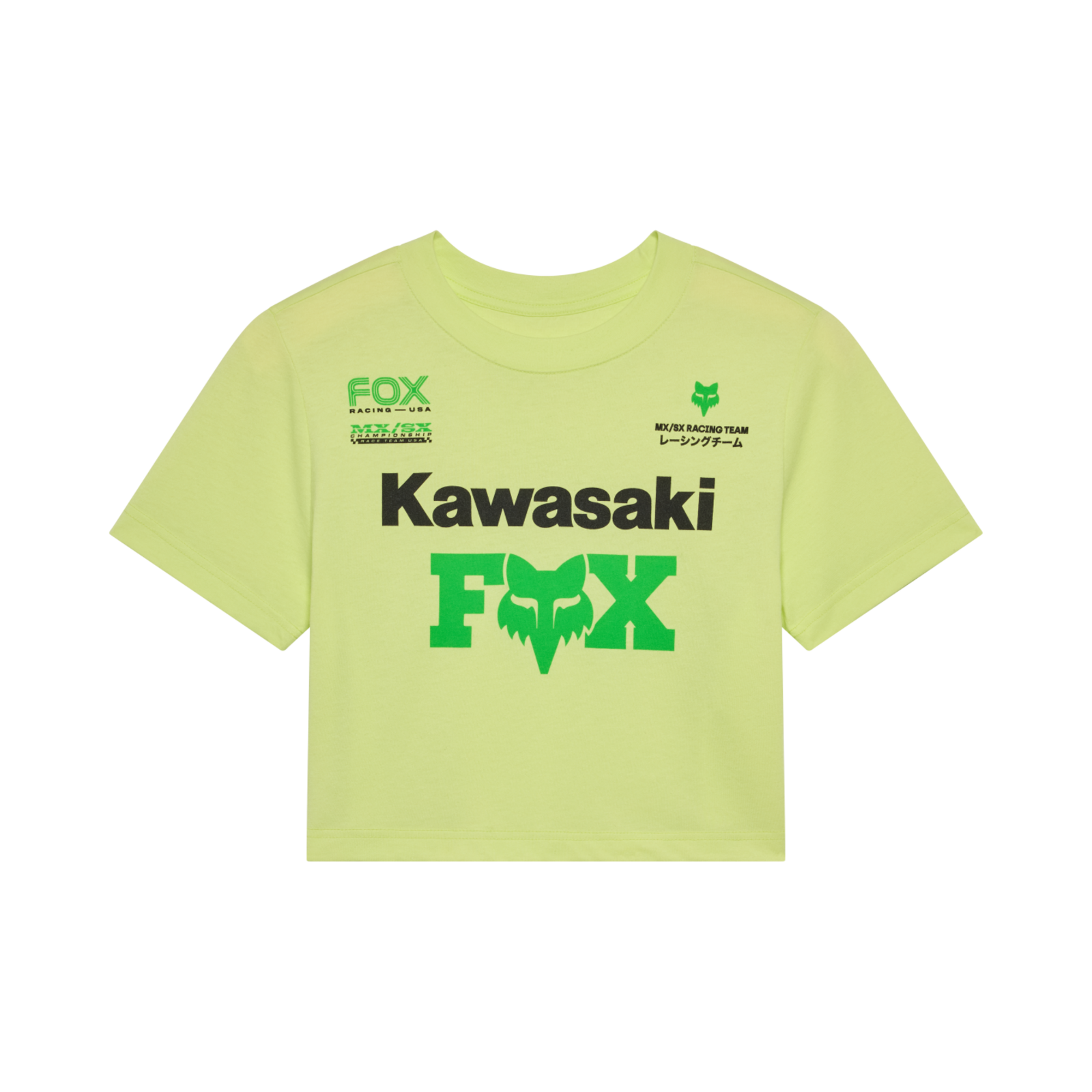 Fox Racing W Kawi Ss Baby Tee in GELB