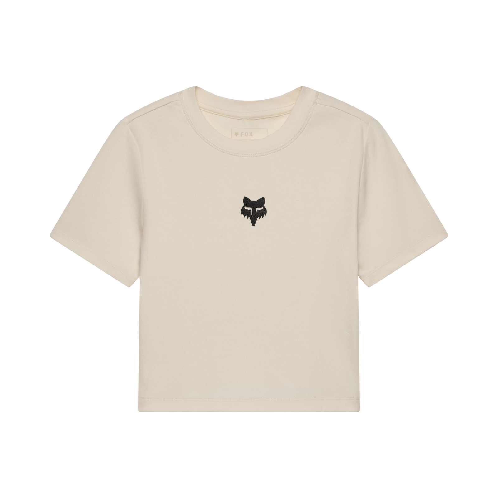 Fox Racing W Fox Head Rib Baby Tee in BEIGE