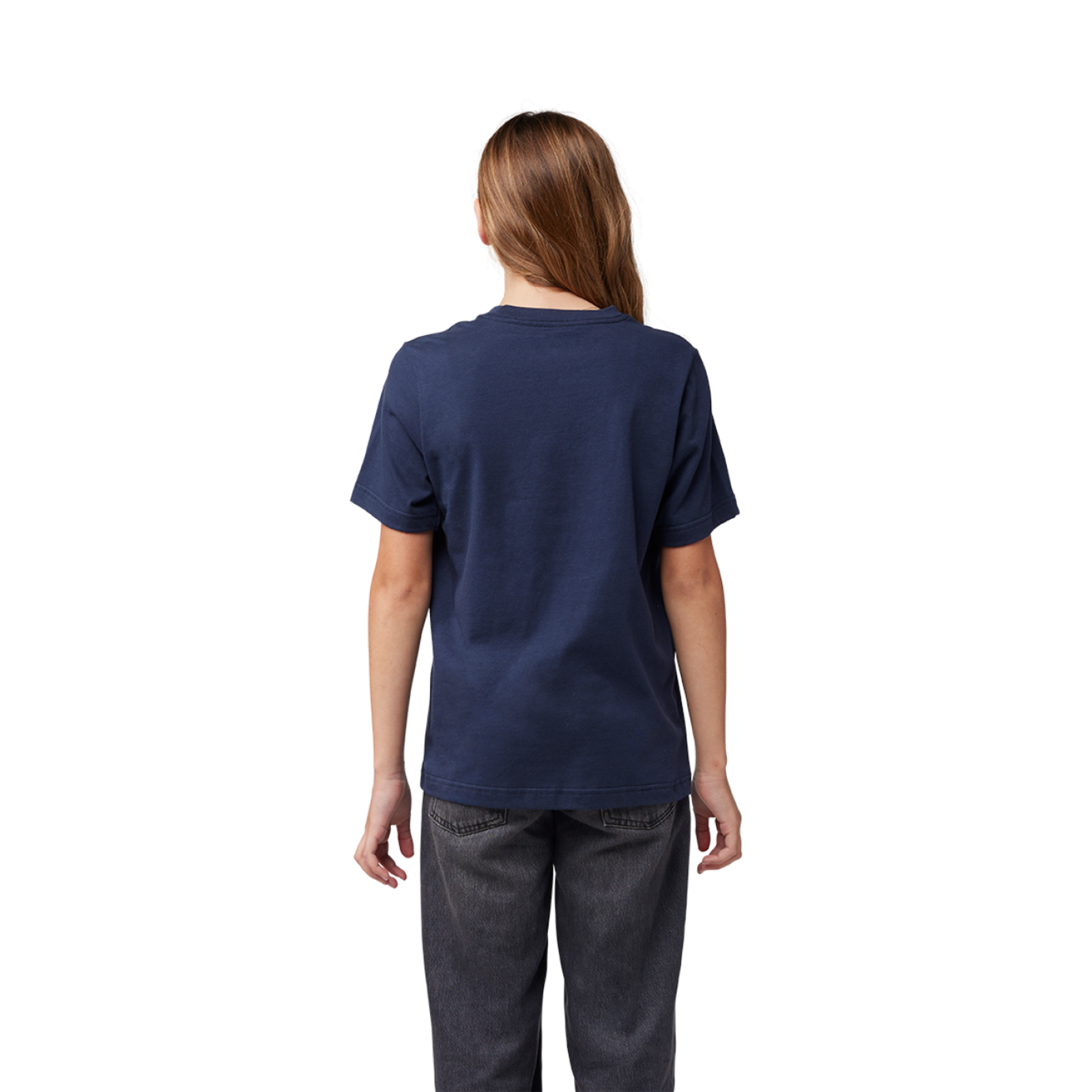 Fox Racing Yth Fox Legacy SS Tee in BLAU