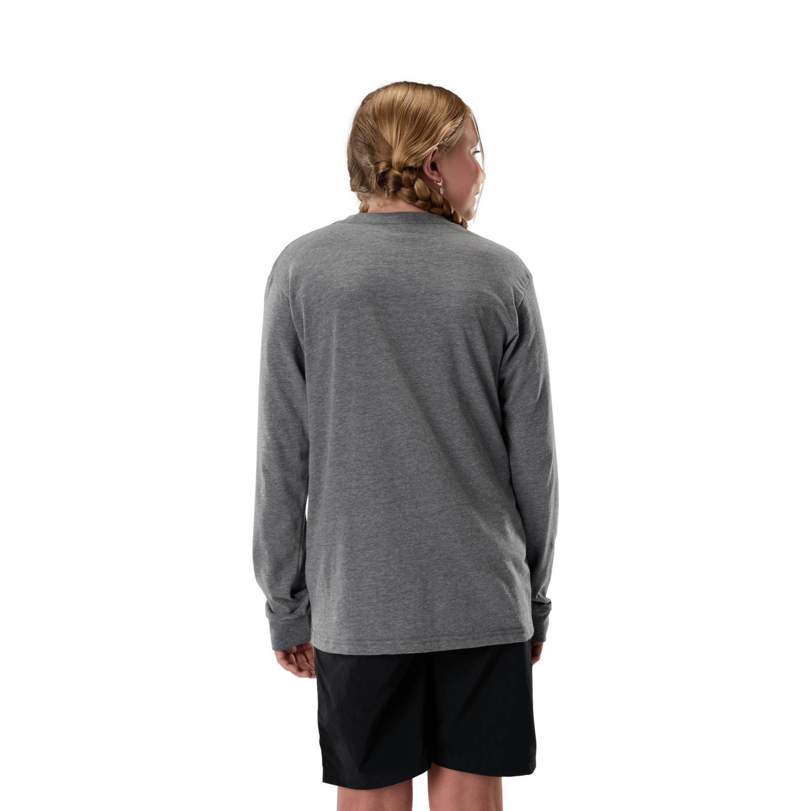 Fox Racing Yth Absolute Ls Tee in GRAU