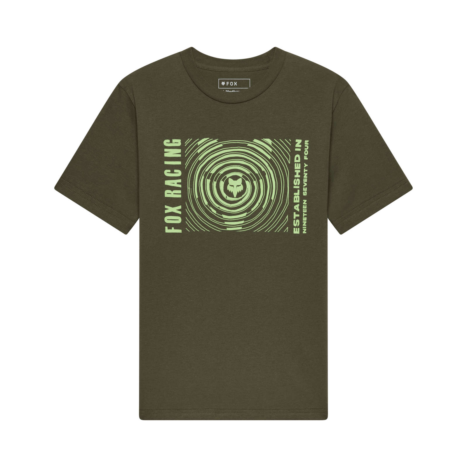 Fox Racing Yth Warped Ss Tee in GRÜN