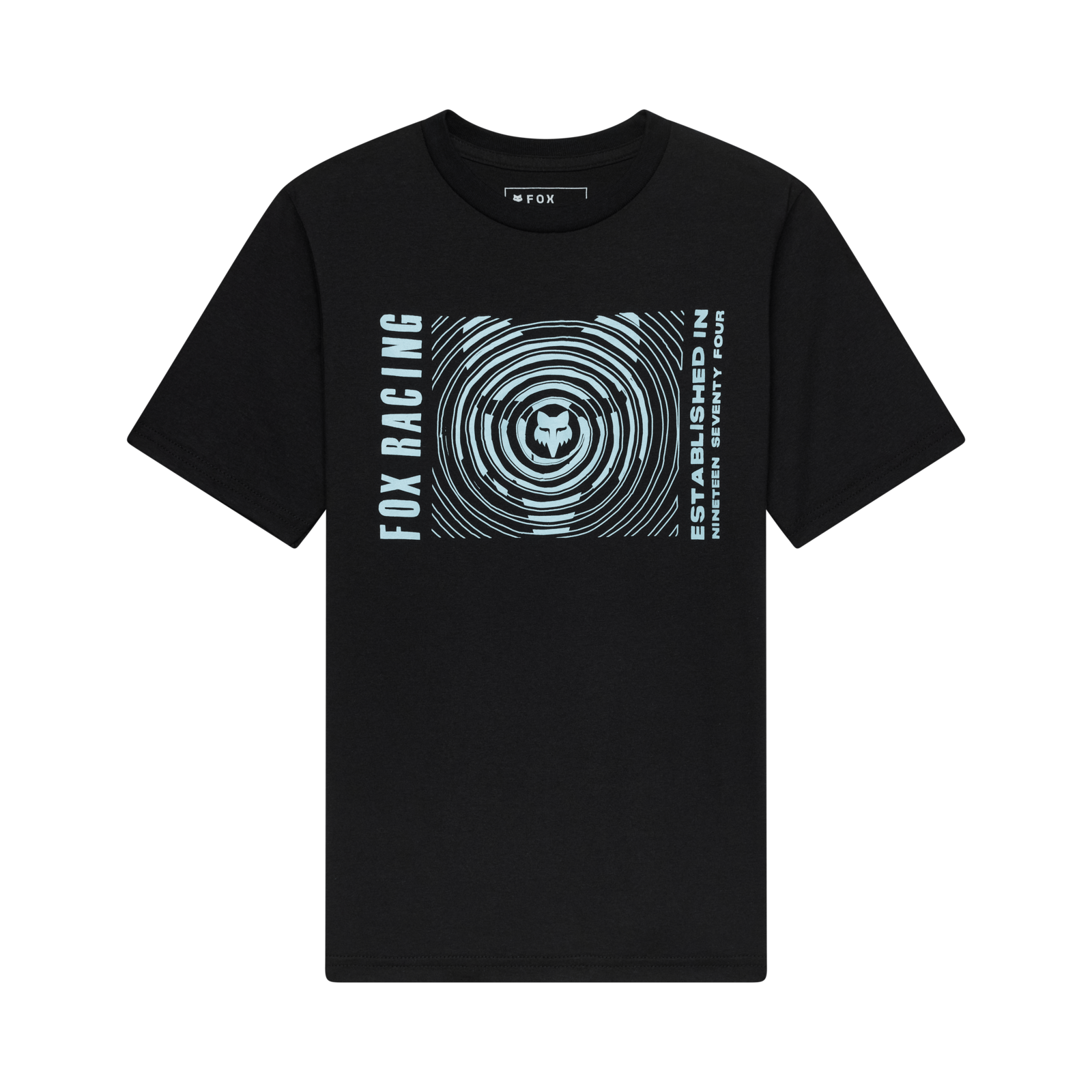 Fox Racing Yth Warped Ss Tee in SCHWARZ