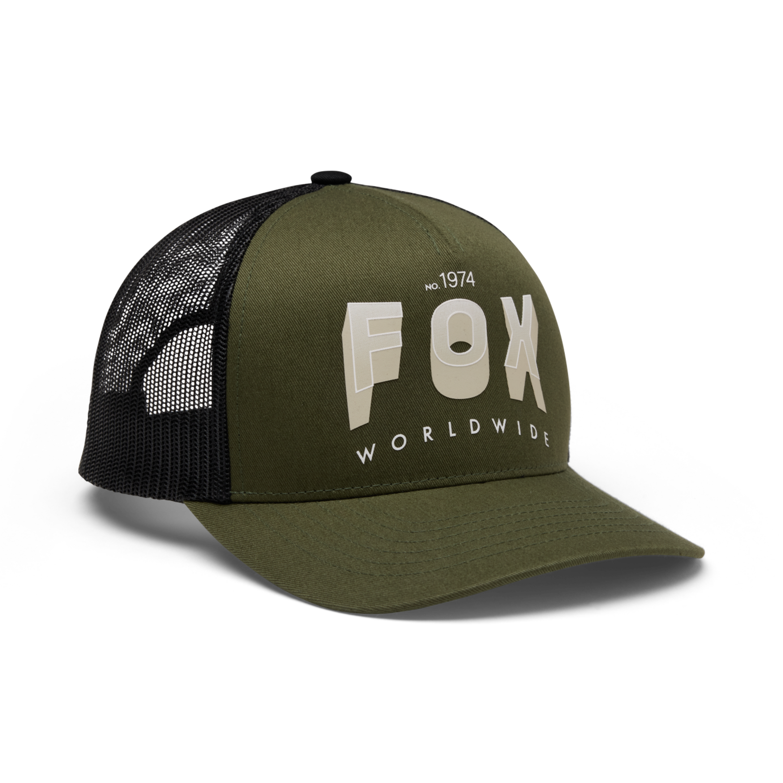 Fox Racing Block Mesh Trucker Hat in GRÜN