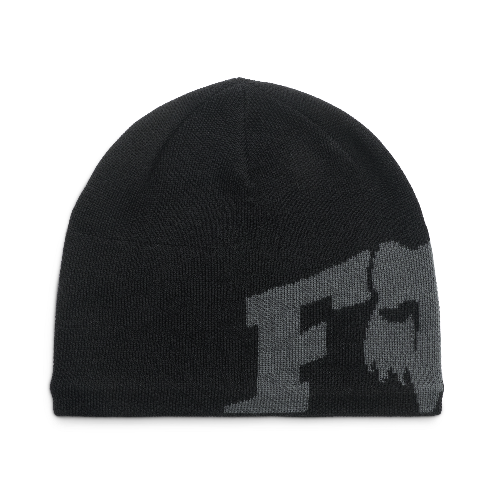 Fox Racing F Head X Jacquard Beanie in SCHWARZ