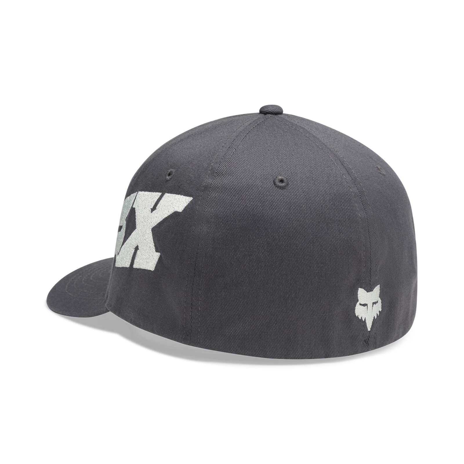 Fox Racing F Head X Flexfit in GRAU