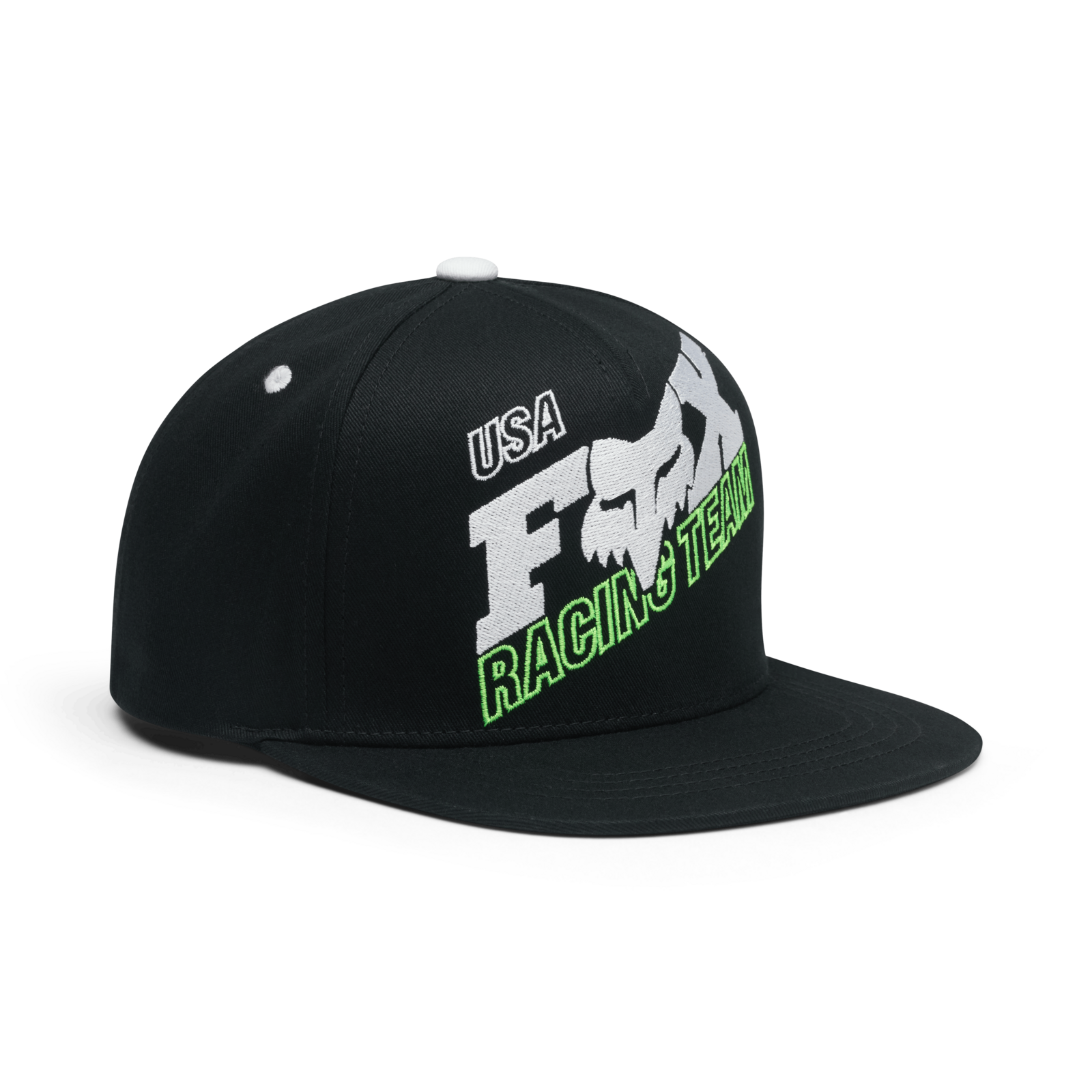 Fox Racing Yth Coldpress Snapback in SCHWARZ