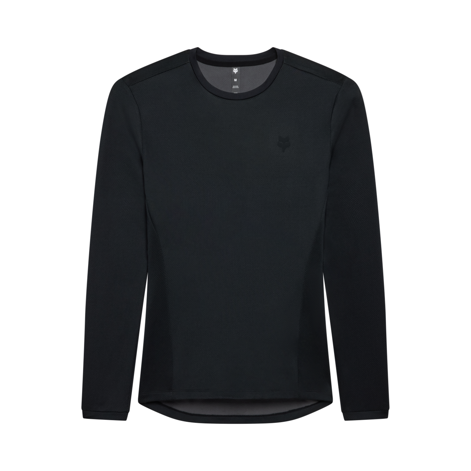 Fox Racing Tecbase Fire Ls Shirt in SCHWARZ