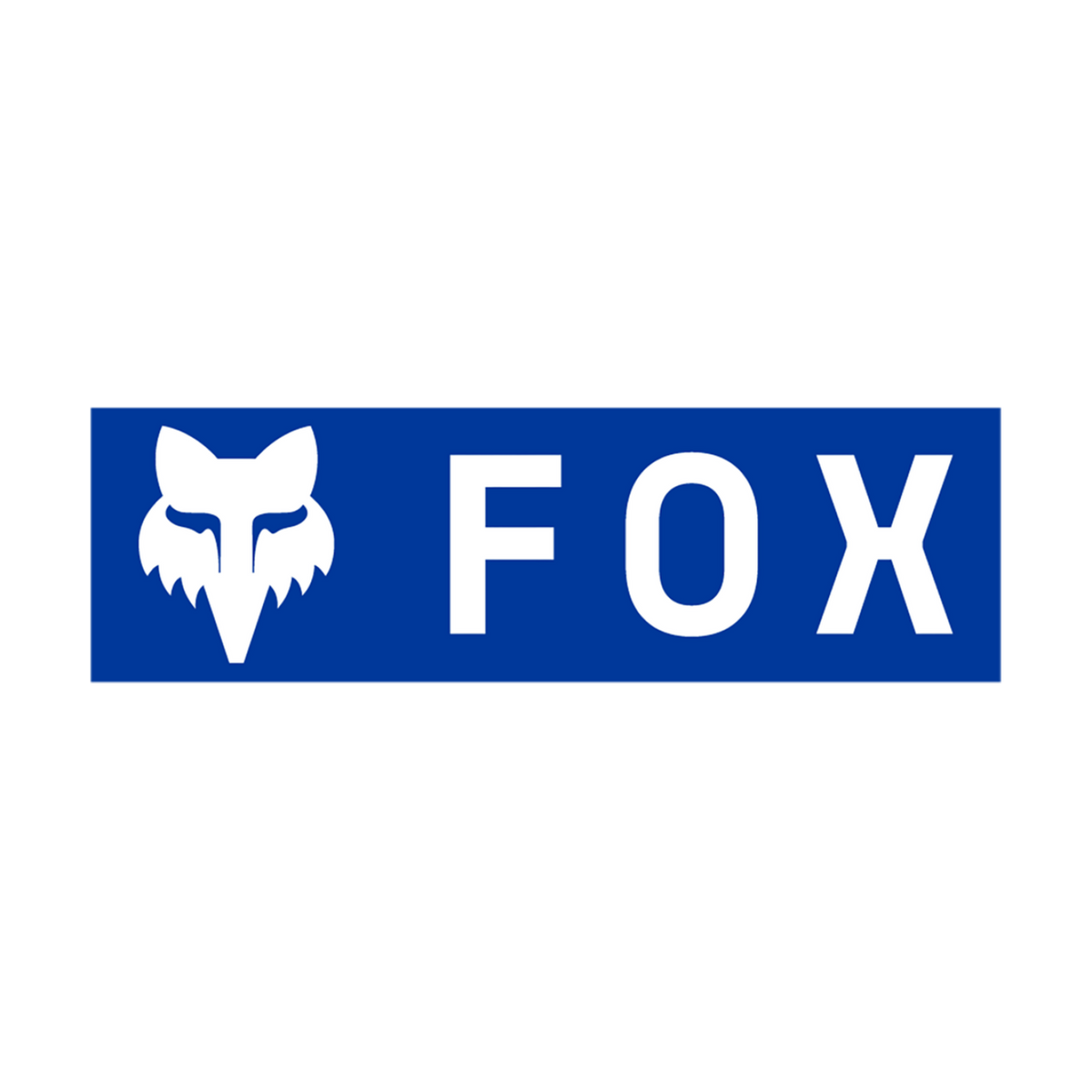 Fox Racing Corporate Logo 7" in BLAU