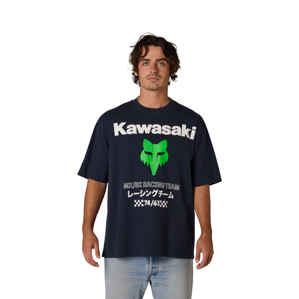 Fox Racing Kawi Midweight Ss Tee in BLAU
