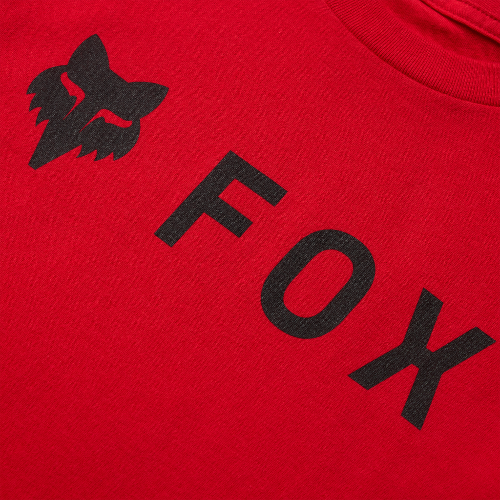 Fox Racing Yth Absolute Ss Tee in ROT