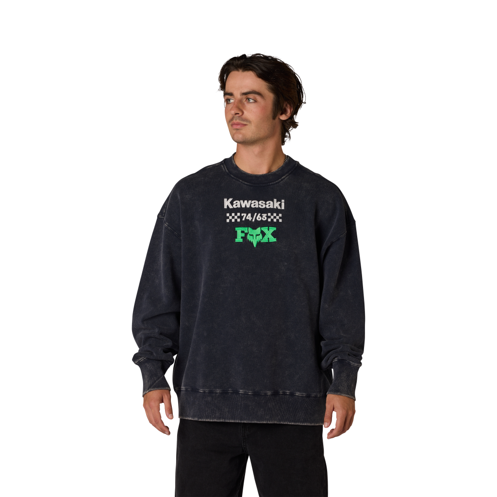Fox Racing Kawi Flc Crew in BLAU