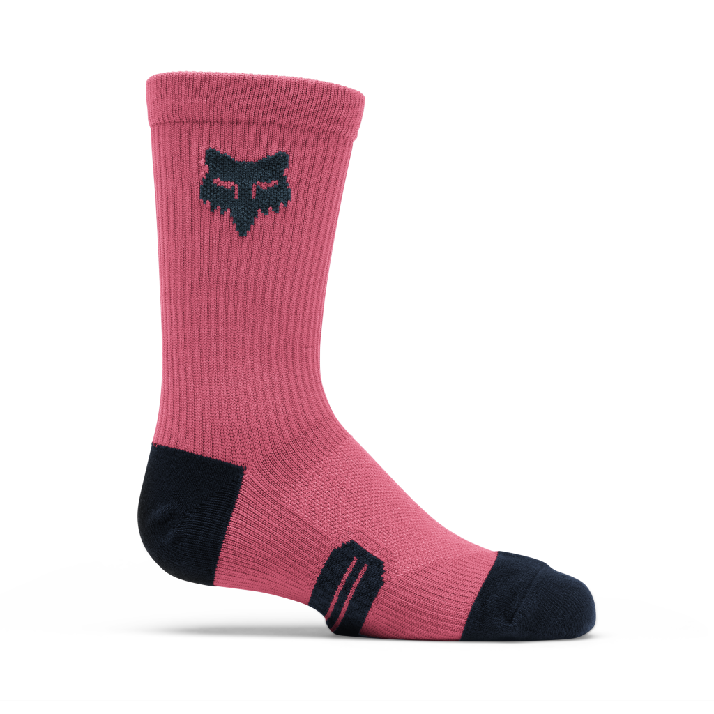 Fox Racing Yth 6" Ranger Crew Sock in ROT