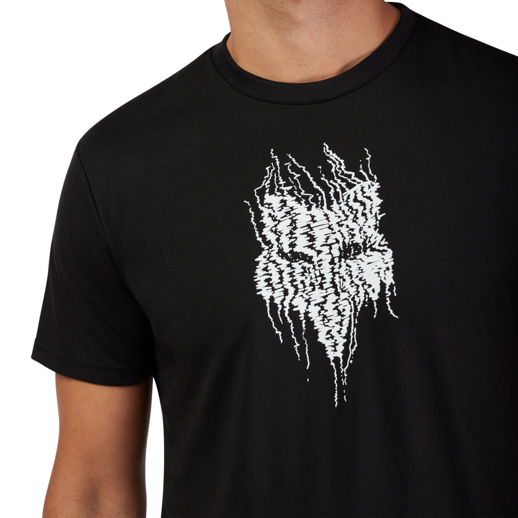 Fox Racing Bark SS Tech Tee in SCHWARZ